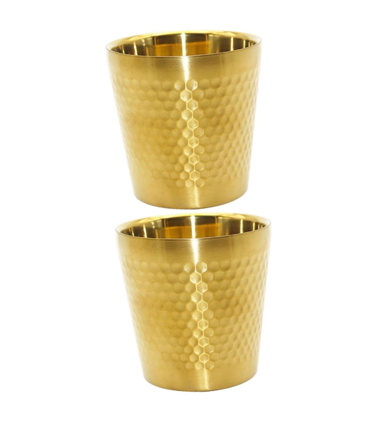 Minkissy 2-Pack Razor Shell Cup - Stainless Steel Shaving Foam Holder for Men | Durable 304 Metal Shaving Accessories - Buy Online on GoSupps.com