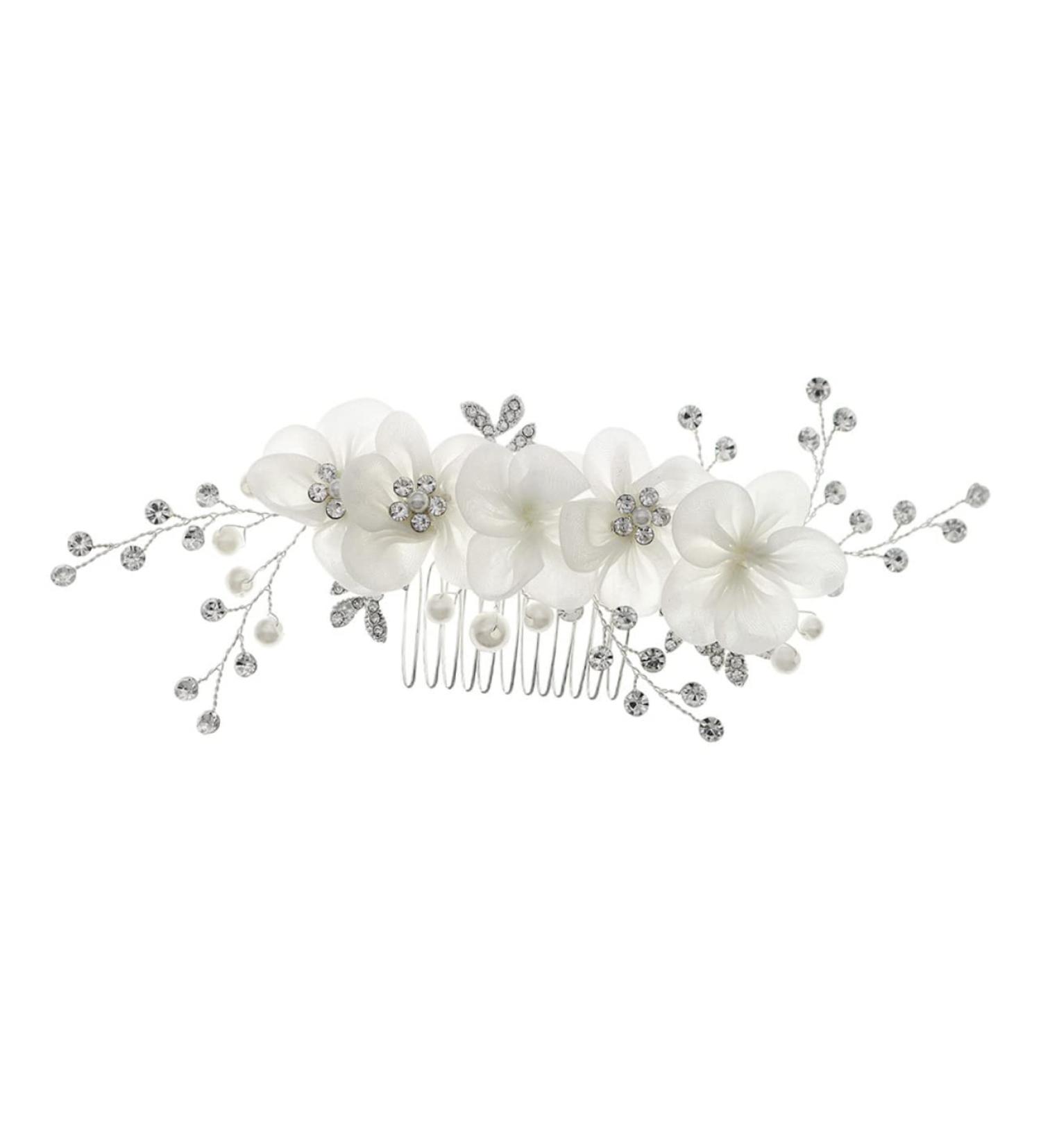 Beatifufu Flower Side Hair Comb Accessories for Girls Flower Hair Accessories Wedding Hair Comb Hair Jewels for Women Bridal Headpiece Rhinestone Hair Comb Bride Rhinestones The Flowers - Buy Online on GoSupps.com