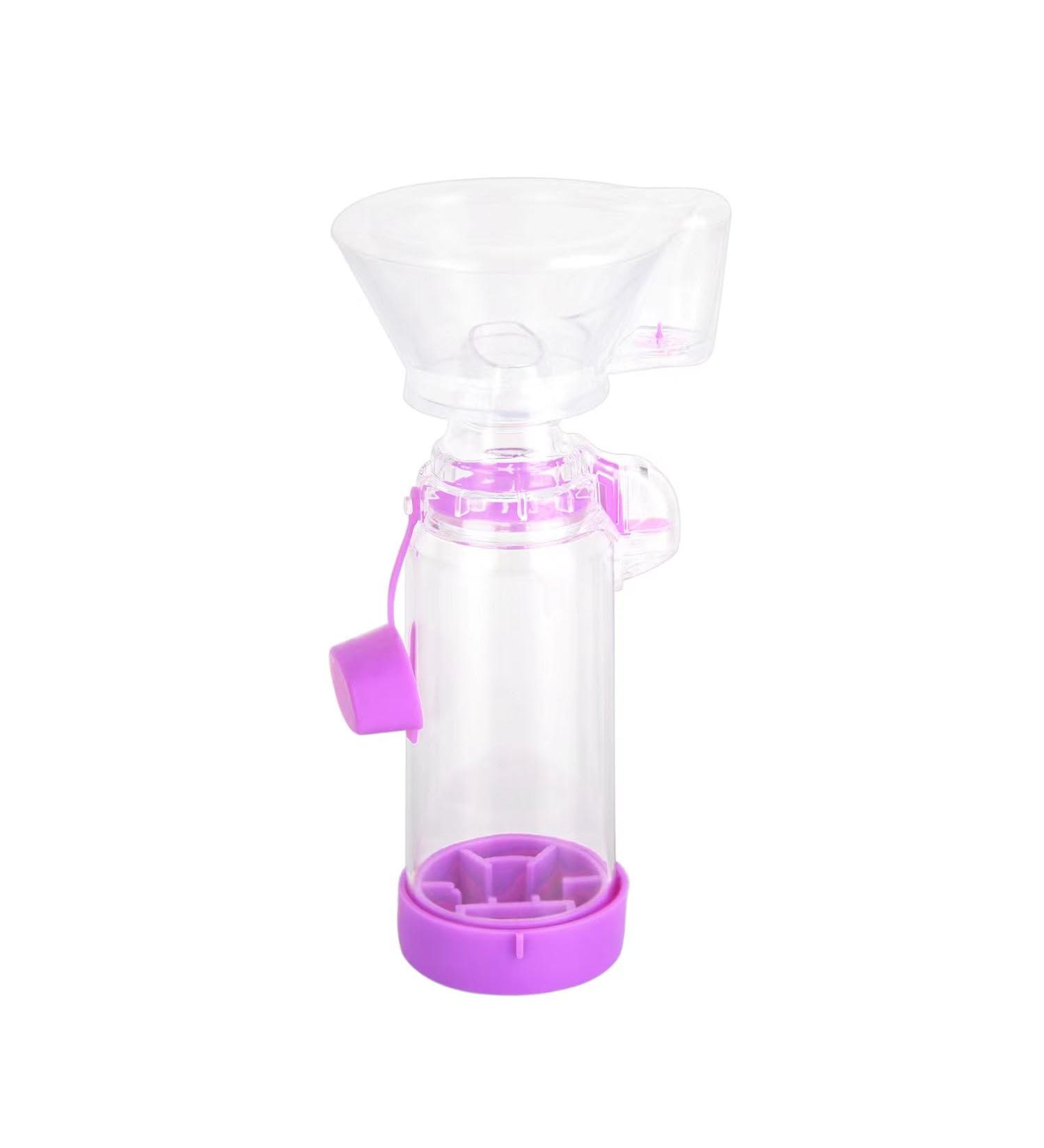 NESSI OTC Spacer Adult with Mask Spacer and Mouthpiece Spacer (Purple)