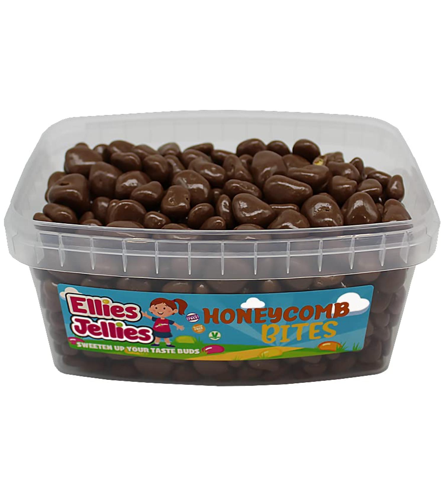 Ellies Jellies Honeycomb Bites 760g Rectangle Tub