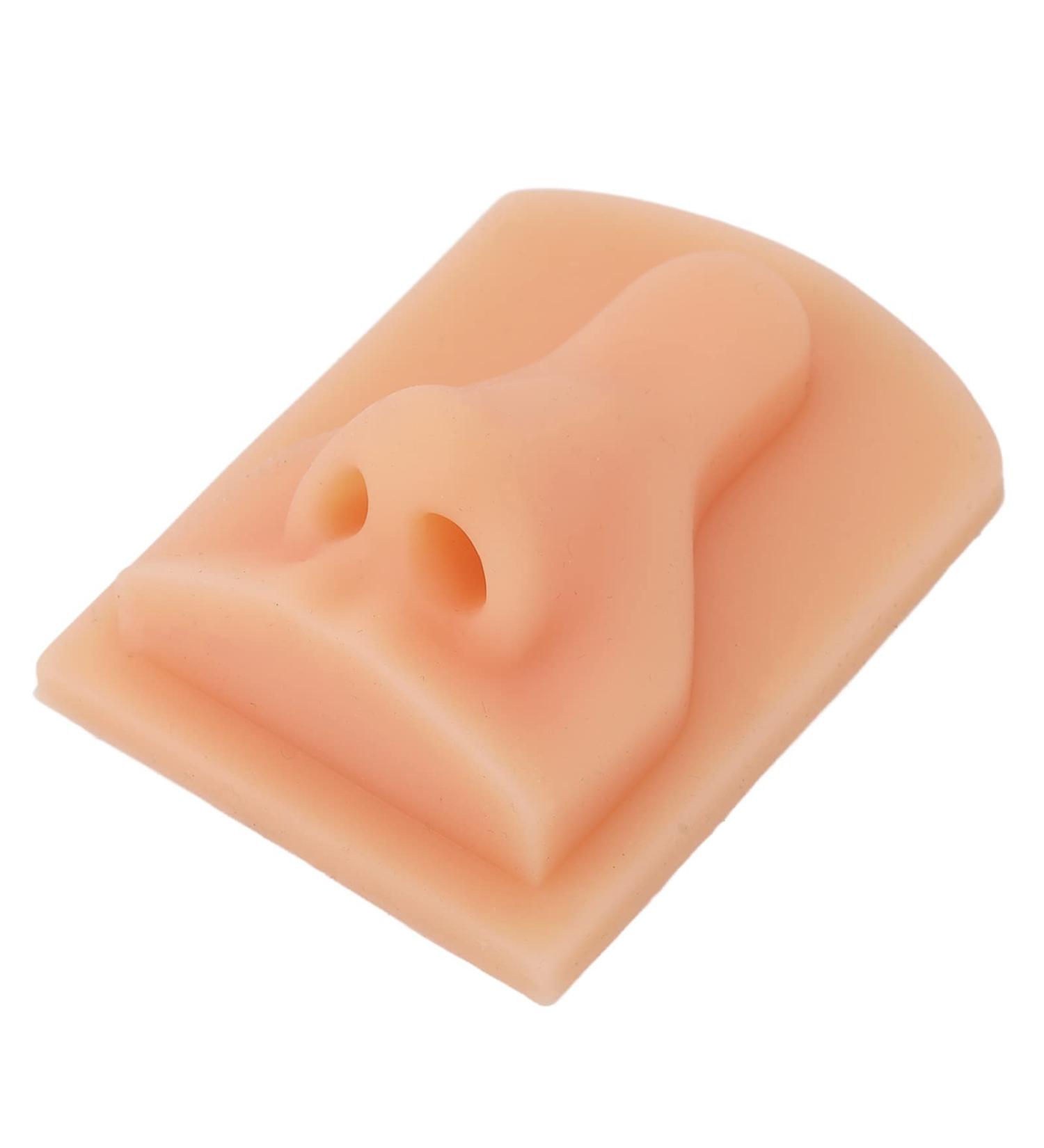 Silicone Nasal Mould for Jewelry Display | High Simulation Acupuncture Tower | Soft & Flexible Teaching Tool - Buy Online on GoSupps.com