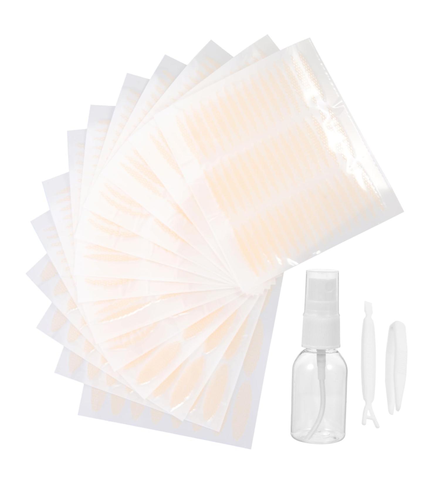 minkissy 6 Sets Double Eyelid Sticker Eyelid Tape Mesh Tape Invisible Eyelid Stickers Eyelid Lift Tape Sticky Eyelid Strip Self-adhesive Eyelid Strip No Trace Lifter Supplies Adhesive Tape - Buy Online on GoSupps.com