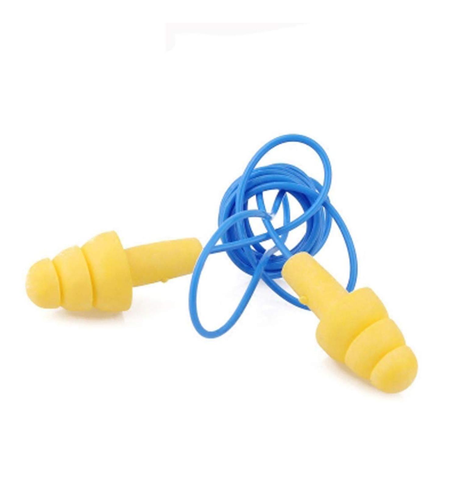 Earplugs Ear Plugs for Sleep Reusable Noise Cancelling Earplugs for Sleeping Earplug Washable with line anti-noise and noise reduction earplugs learning sleep earplugs. - Buy Online on GoSupps.com
