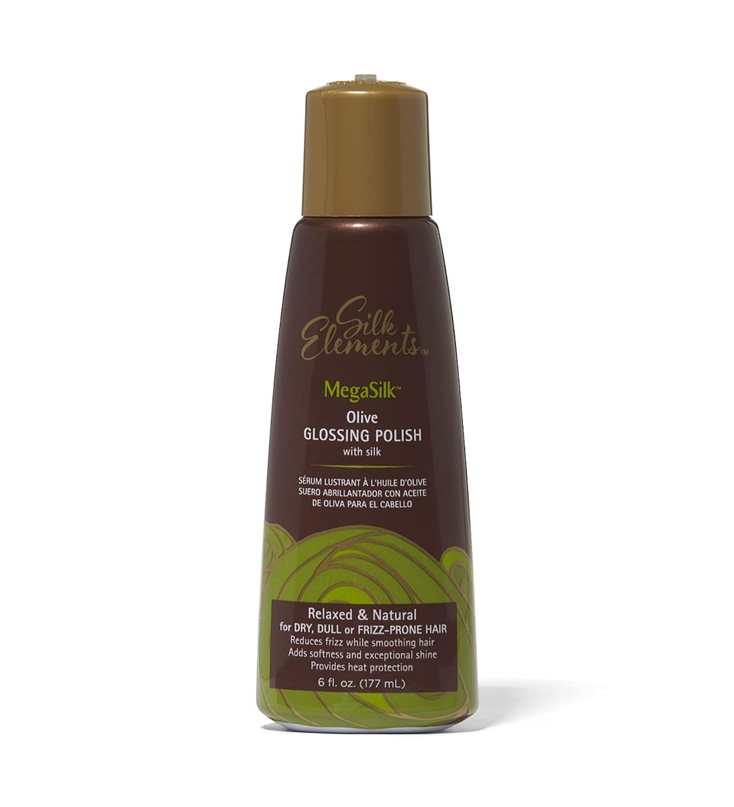 SIlk Elements MegaSilk Olive Glossing Polish - Ultimate Shine and Smoothness - Buy Online on GoSupps.com