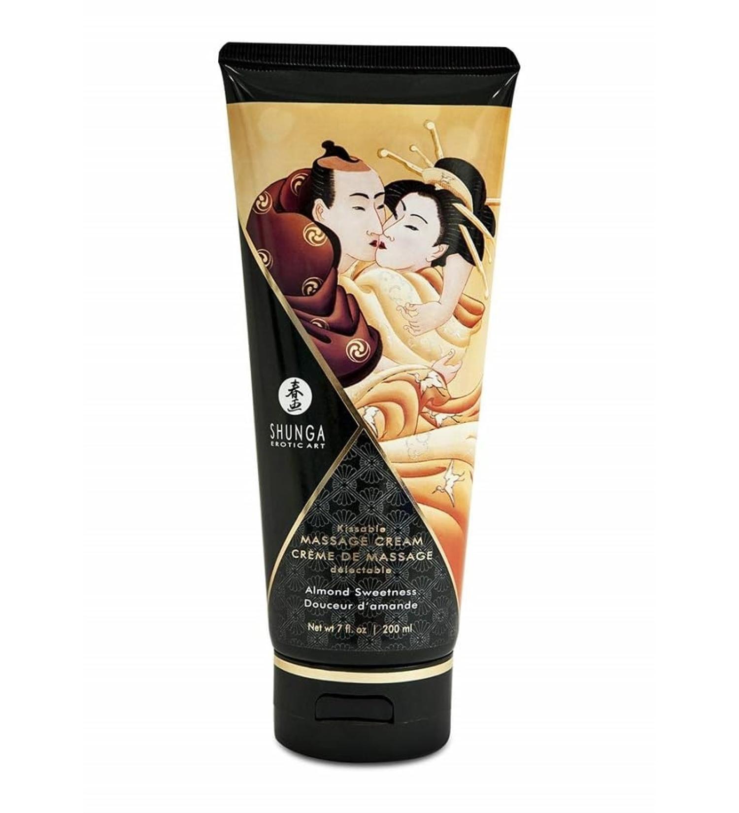 Shunga Almond Sweetness Massage Cream - Luxurious Intimacy & Relaxation for All | International Shipping - Buy Online on GoSupps.com