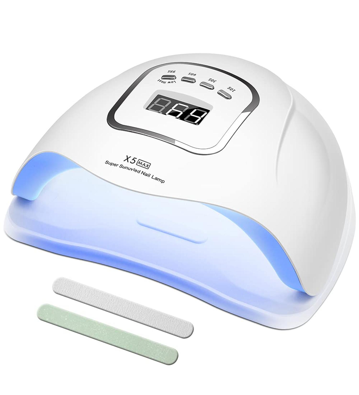 150W UV LED Nail Dryer Lamp - Infrared Sensor LCD Display 10/30/60/99S Timer for Gel Nails - Buy Online on GoSupps.com