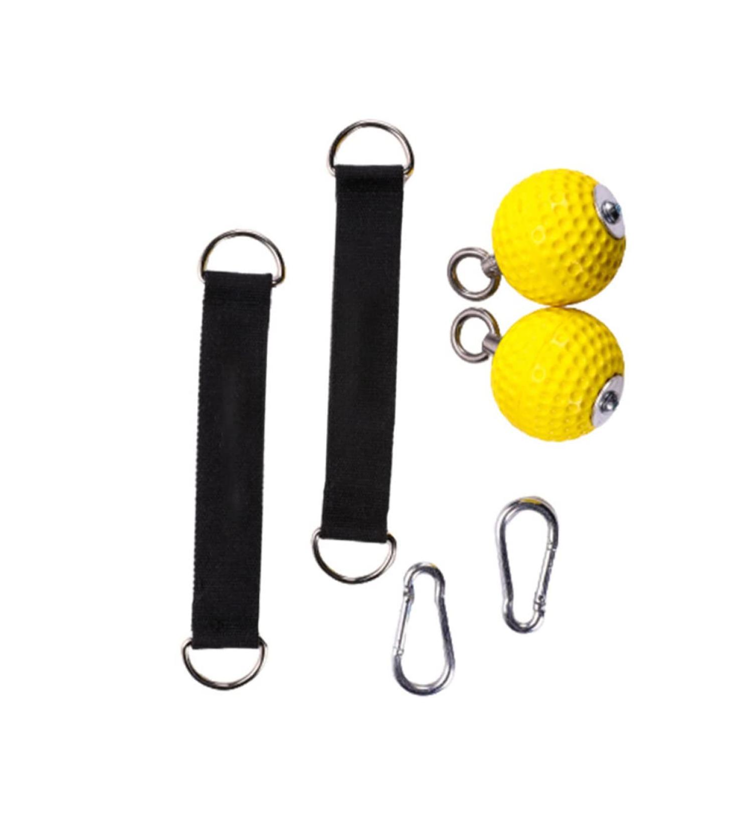 Partykindom Non-Slip Trainer Workout Power Balls - Adjustable Grip Handles for Pull-Up Training | Optimal Fitness Equipment for Strength and Endurance - Buy Online on GoSupps.com