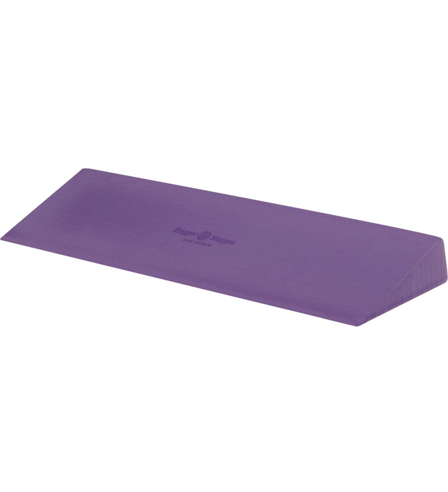 Hugger Mugger Yoga Wedge - Gentle Lift for Sensitive Wrists, Durable and Stable, Supports Joints, Great for Downward Dog Purple