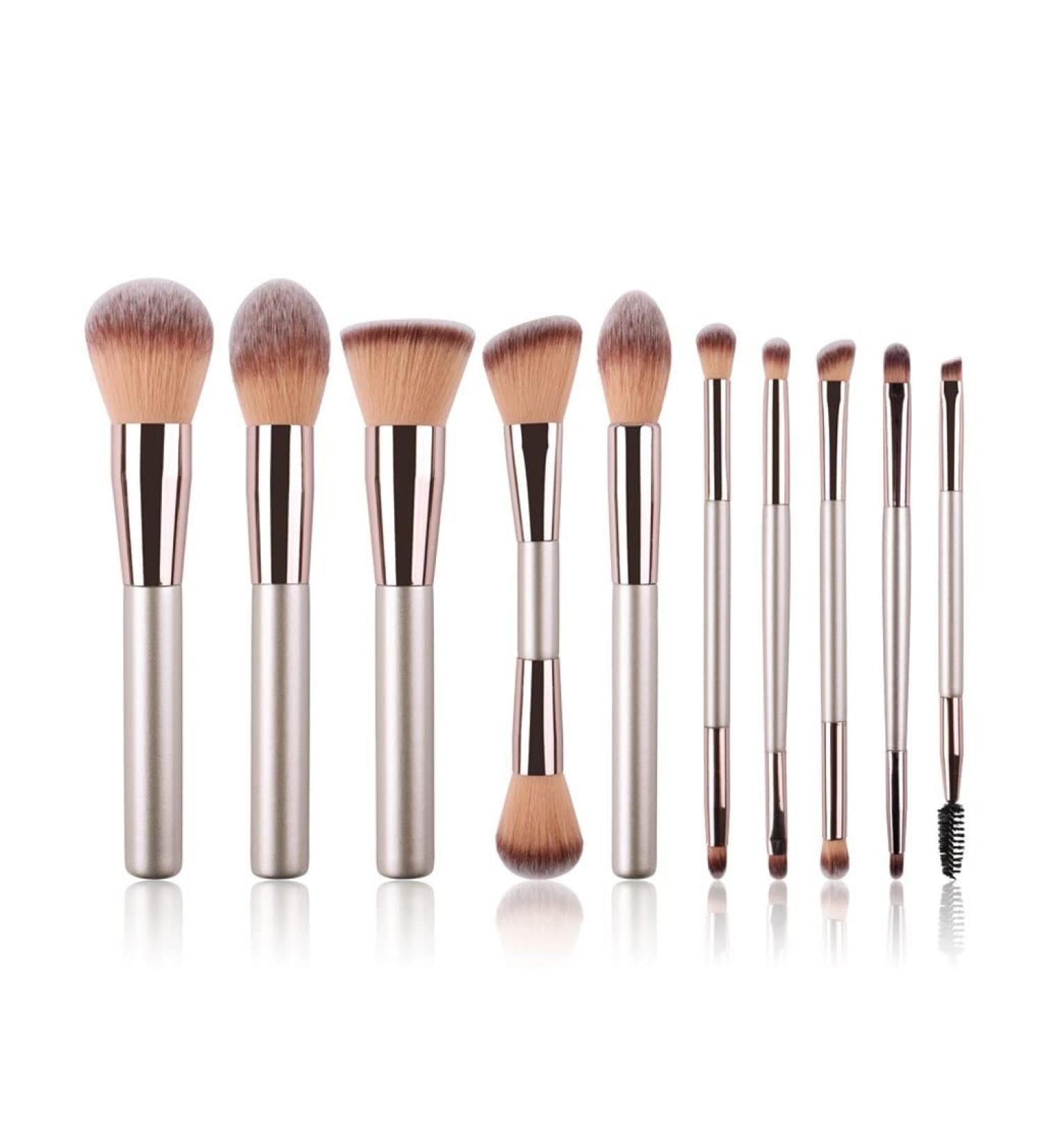 Premium Makeup Brush Set for Flawless Foundation Blush & Eye Shadow | Beauty Tools for All Skin Types - International Shipping Available - Buy Online on GoSupps.com