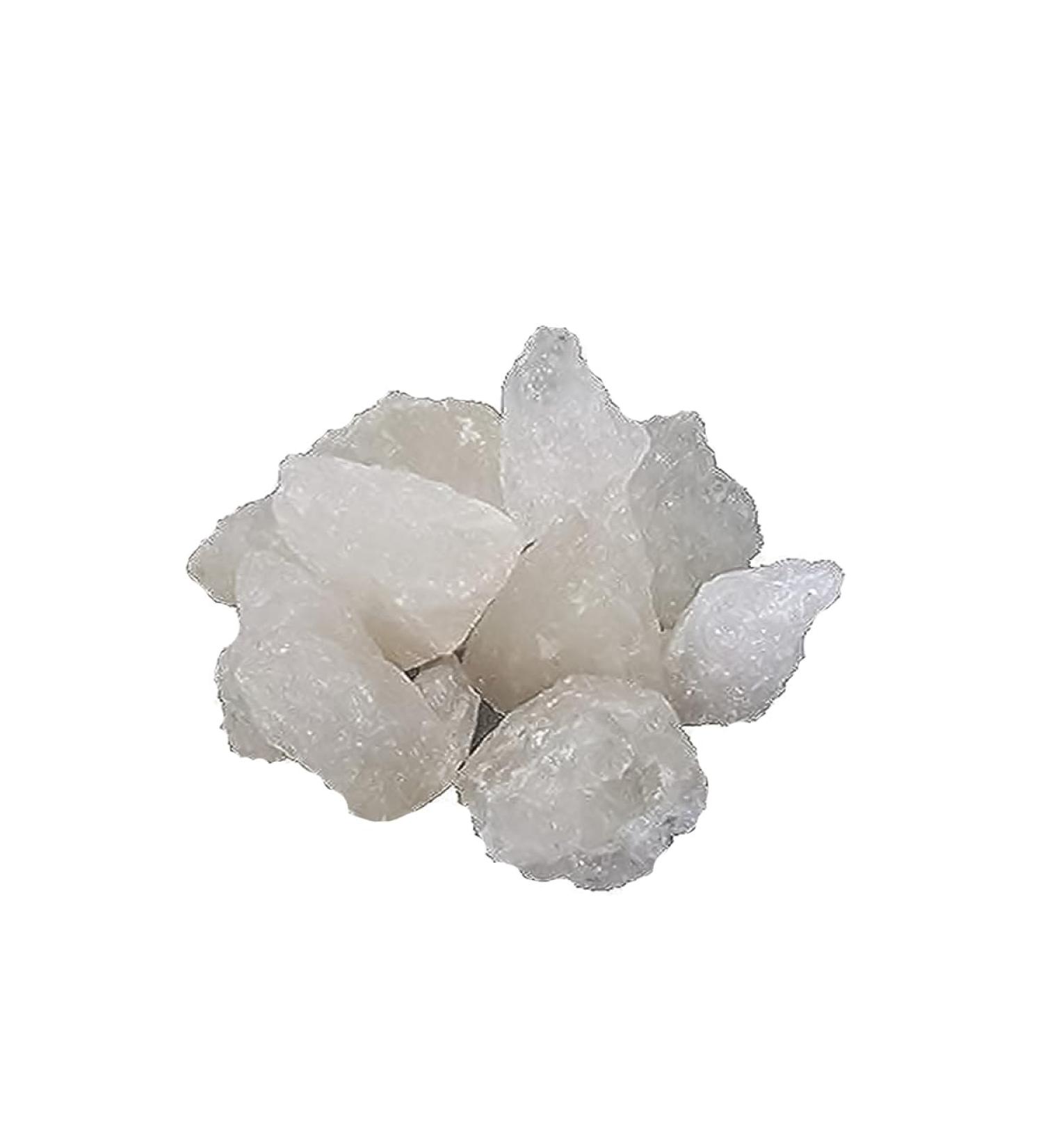 Buy NeuOrigin Premium White Alum Phitkari Stone - Natural Potassium Alum Crystal Rock 250 Gm - International Shipping Available - Buy Online on GoSupps.com