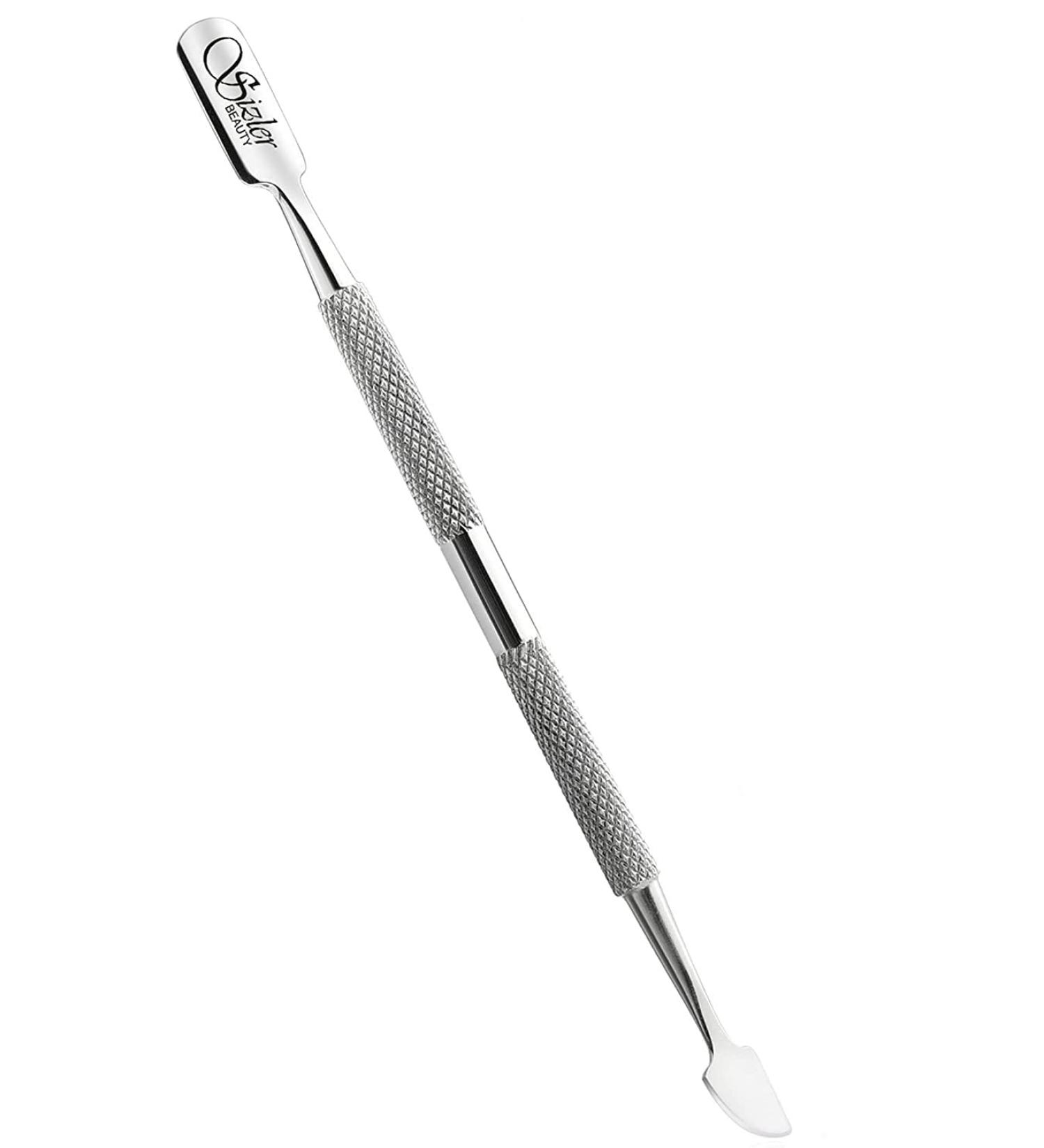 Professional Stainless Steel Dual Head Cuticle Pusher Tool UV Gel Polish Soak Off Remover Tool Nail Art Cuticle Trimmer Double-ended Stainless-Steel Manicure Tool By Sizler Beauty - Buy Online on GoSupps.com