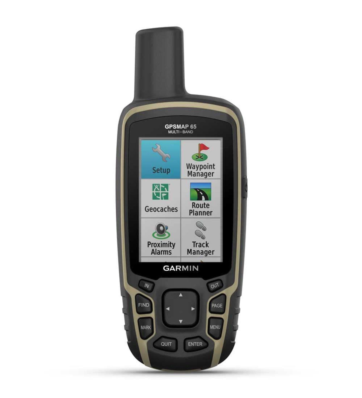 Garmin GPSMAP 65 - Robust Waterproof GPS Outdoor Navigation with TopoActive Europe 5 Satellite Systems & 2.6 Color Display - Buy Online on GoSupps.com