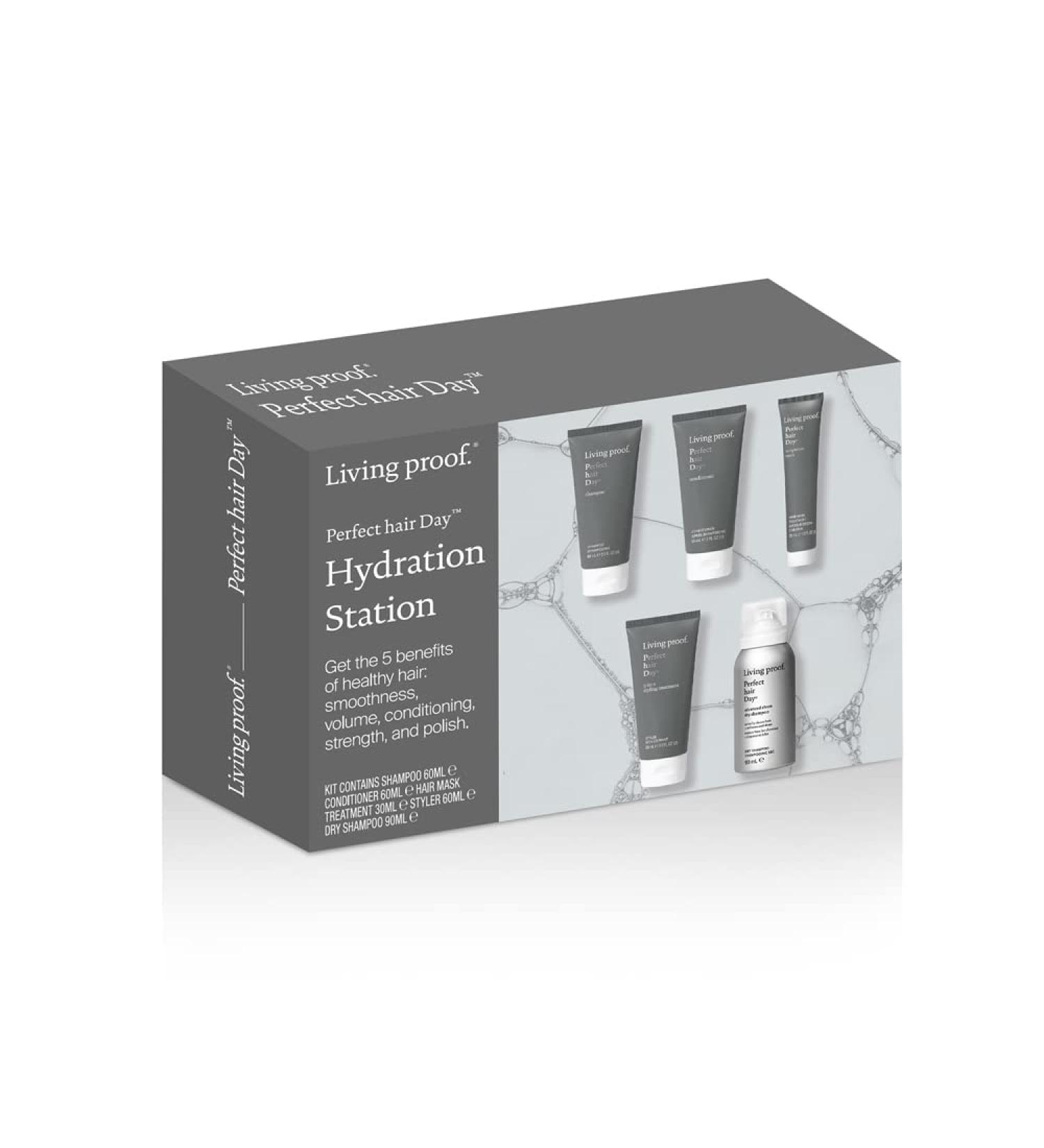 Living Proof Mini Routine Kit - Professional Haircare Trial Set | 5-Piece Bundle - PhD Hydration Station - Buy Online on GoSupps.com
