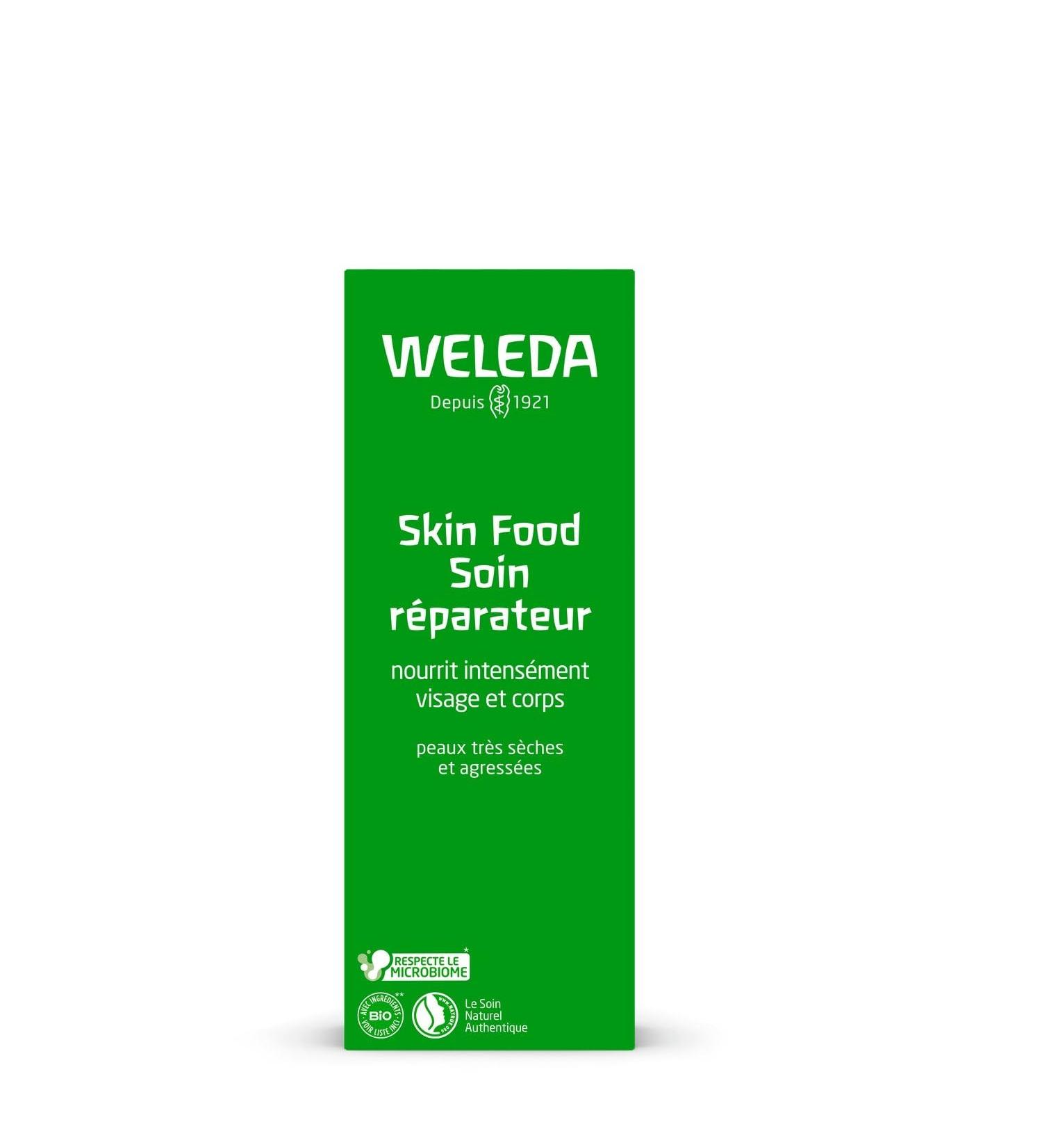 WELEDA Soin R parateur Intense pour Peau Tr s S che Nutrition Bio et Confort Apaisant (75mL) - Le Lot De 2