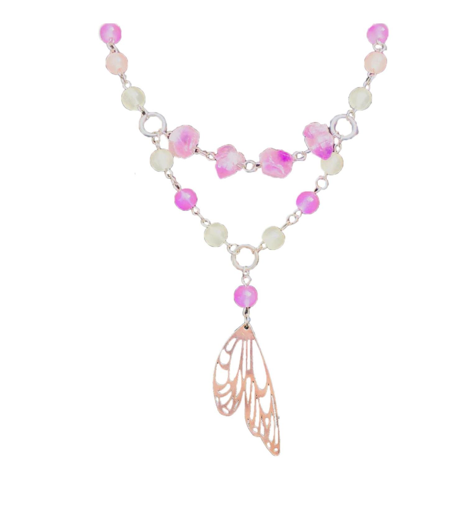 Oralgos Butterfly Choker Necklace - Bohemian Fairycore Jewelry for Women & Girls - Unique Wing Fold Punk Necklaces - Buy Online on GoSupps.com