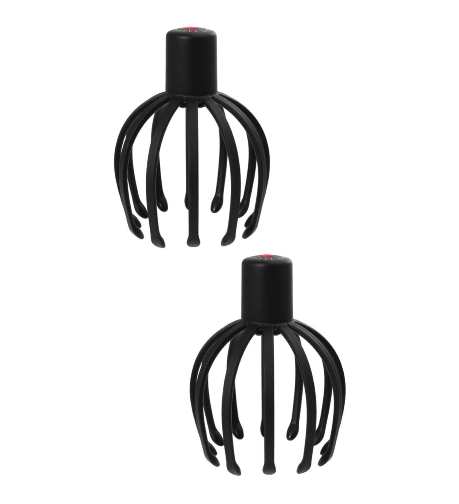 Frcolor 2 StK Shampoo Brush - Electric Scalp Massager for Women | Best Head Massager | Black-Ish Scalp Massage Device - Buy Online on GoSupps.com