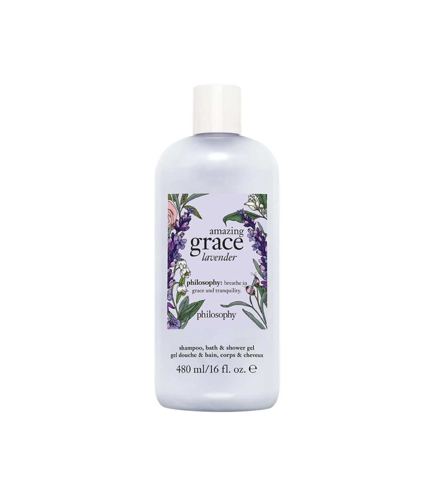 Philosophy Amazing Grace Lavender Shower Gel 16 fl oz - Luxurious Aromatherapy Experience - Buy Online on GoSupps.com