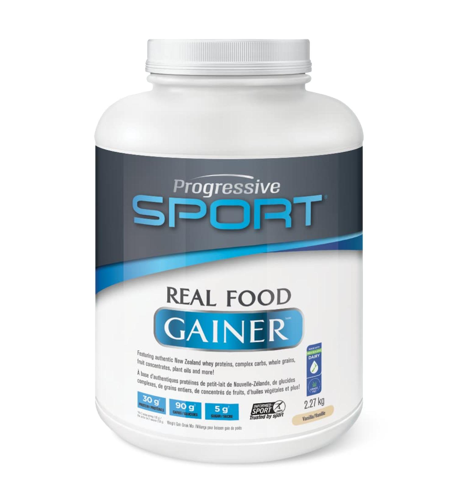 Progressive SPORT Real Food Gainer - Vanilla - Buy Online on GoSupps.com