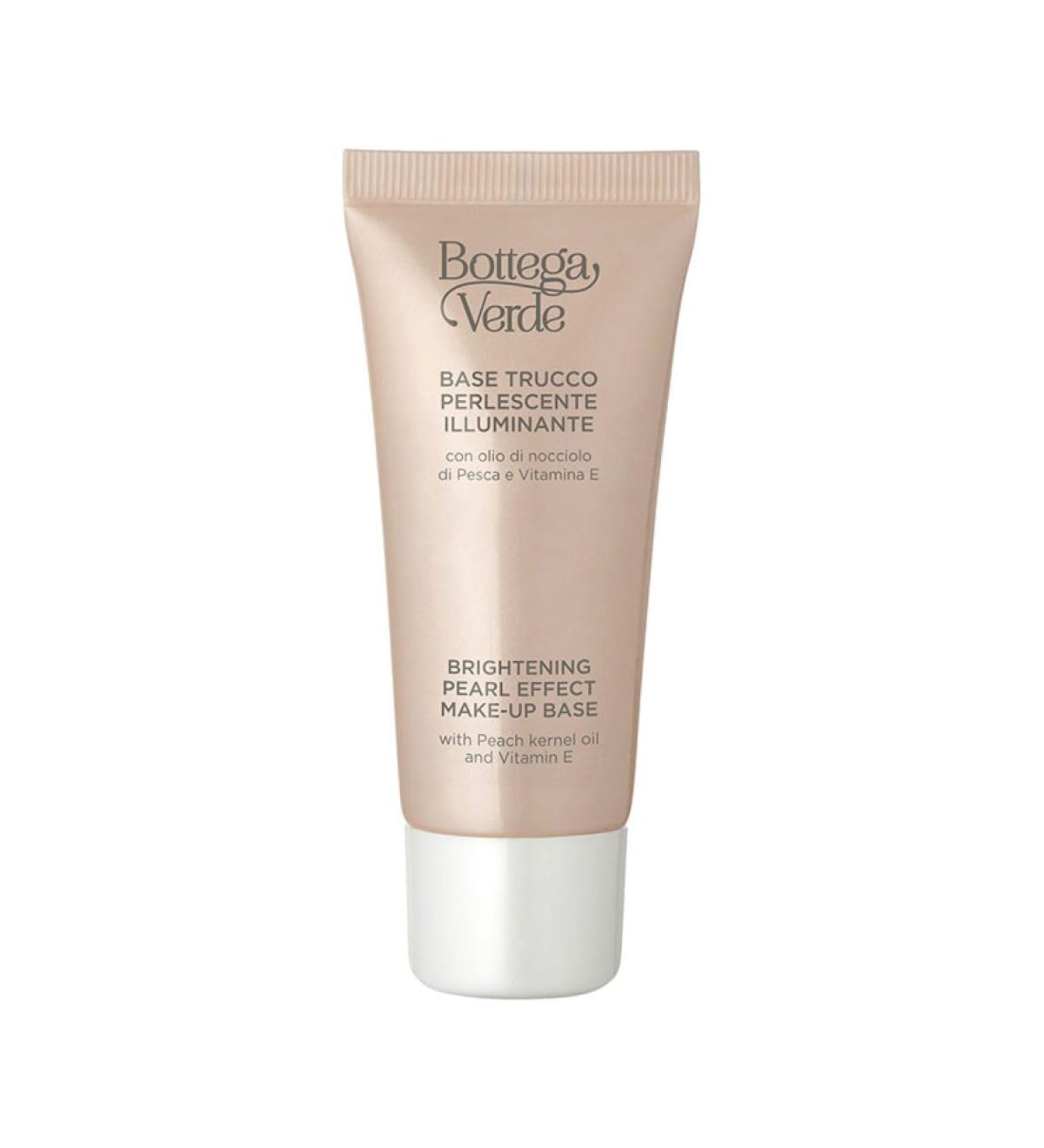 Bottega Verde Illuminating pearlescent makeup base with peach hazelnut oil and vitamin E