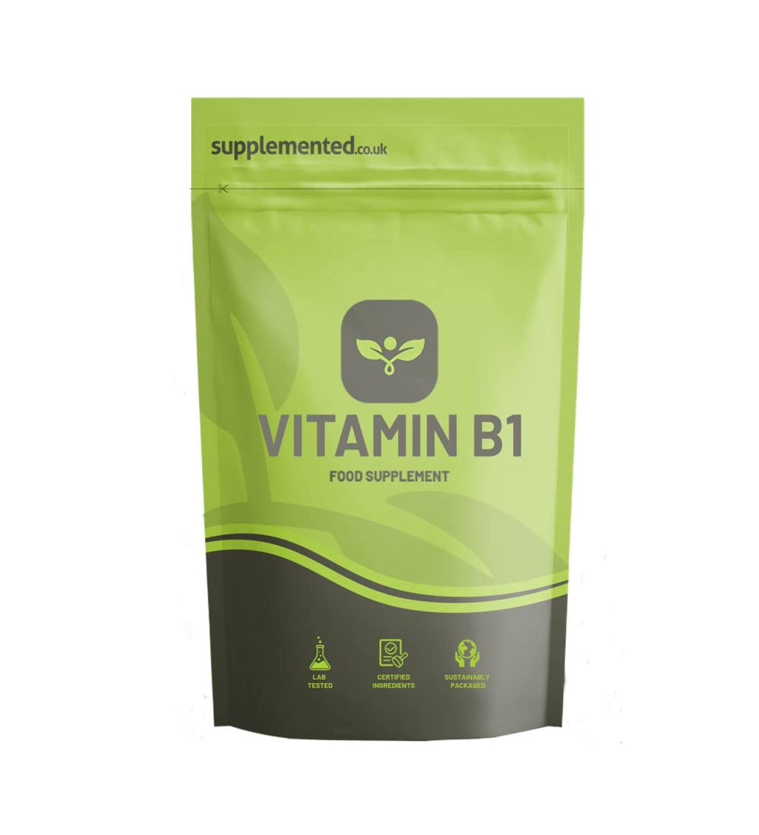 Vitamin B1 (Thiamin) 100mg 180 Vegan Tablets