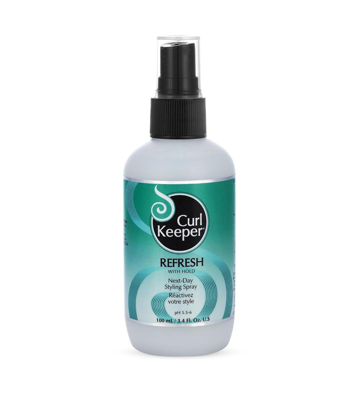 Curl Keeper Refresh Styling Spray - Lightweight Anti-Frizz Humidity Spray with Hold for Wavy and Curly Hair 3.4 Fl Oz 3.4 Fl Oz (Pack of 1) - Buy Online on GoSupps.com
