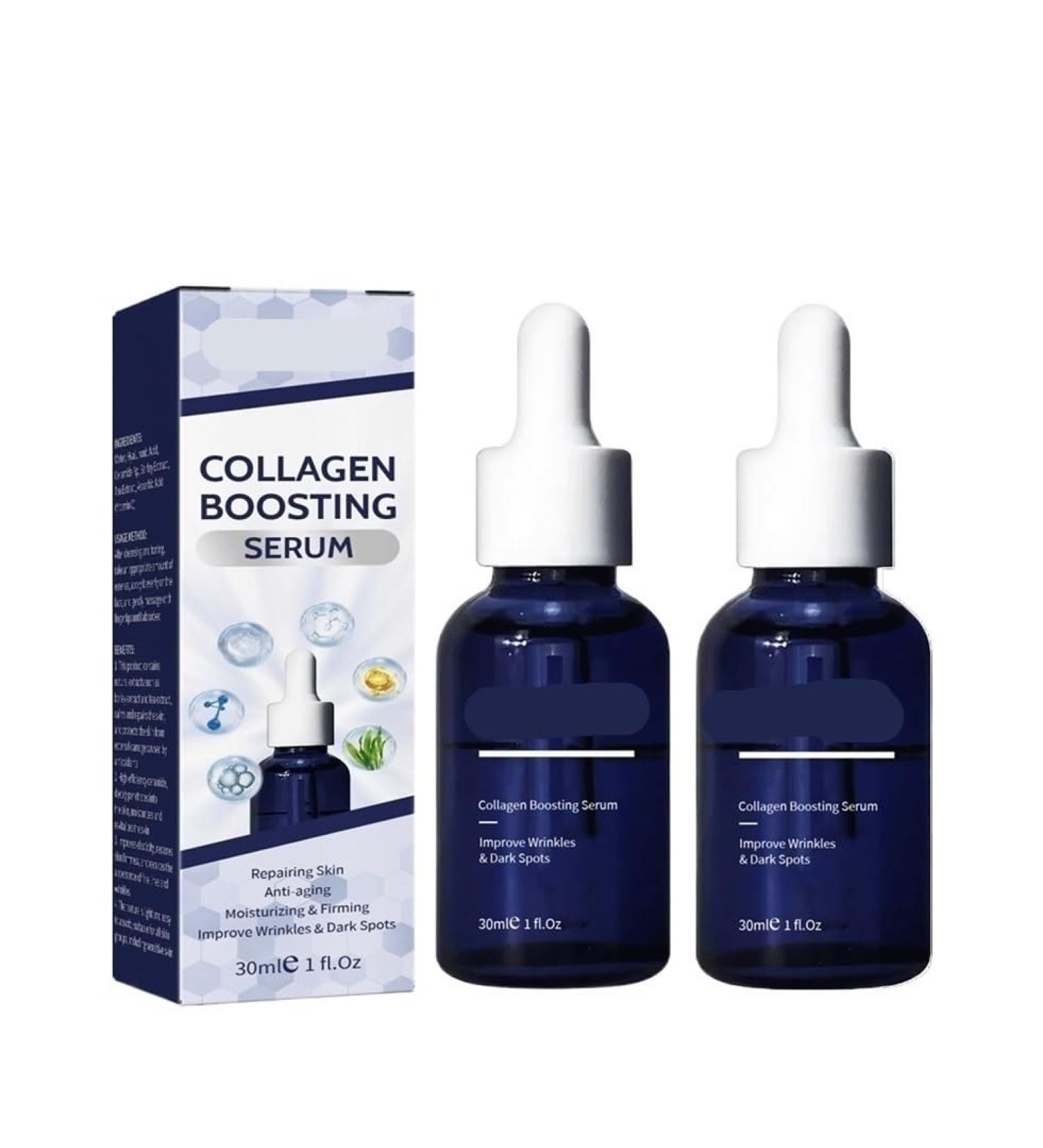 Collagen Boosting Serum emove Wrinkles On Your Face And Body. It Encourages Cell Reborn Which Helps You To Rewind The Age. (Color : 2Count (Pack of 2)) - Buy Online on GoSupps.com