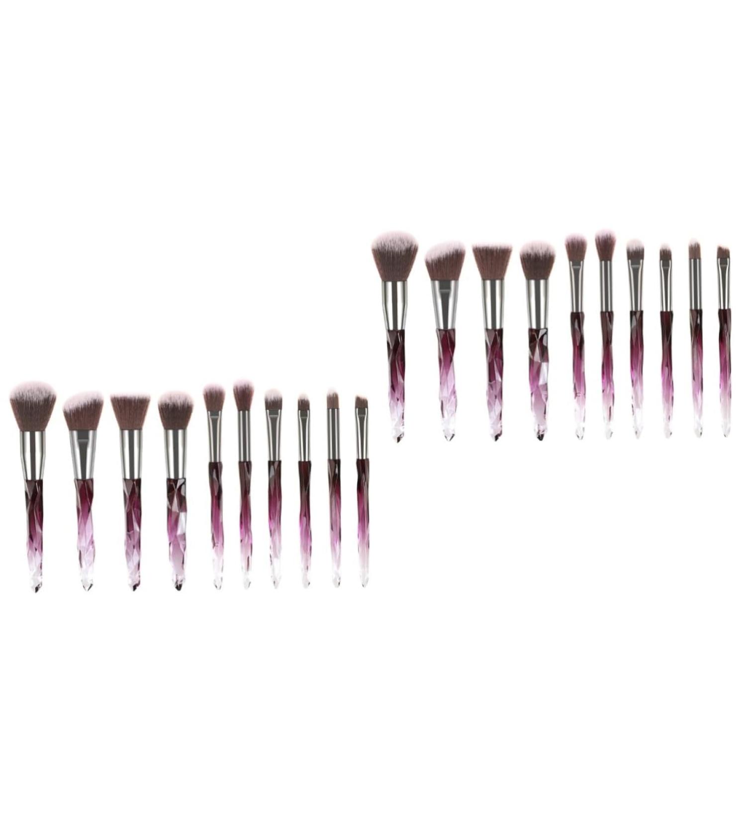 FRCOLOR 20 Pcs Makeup Brush Set - Professional Cosmetics Brushes with Major Diamond Shank - Luxurious Powder Brushes for Flawless Makeup Application - Buy Online on GoSupps.com