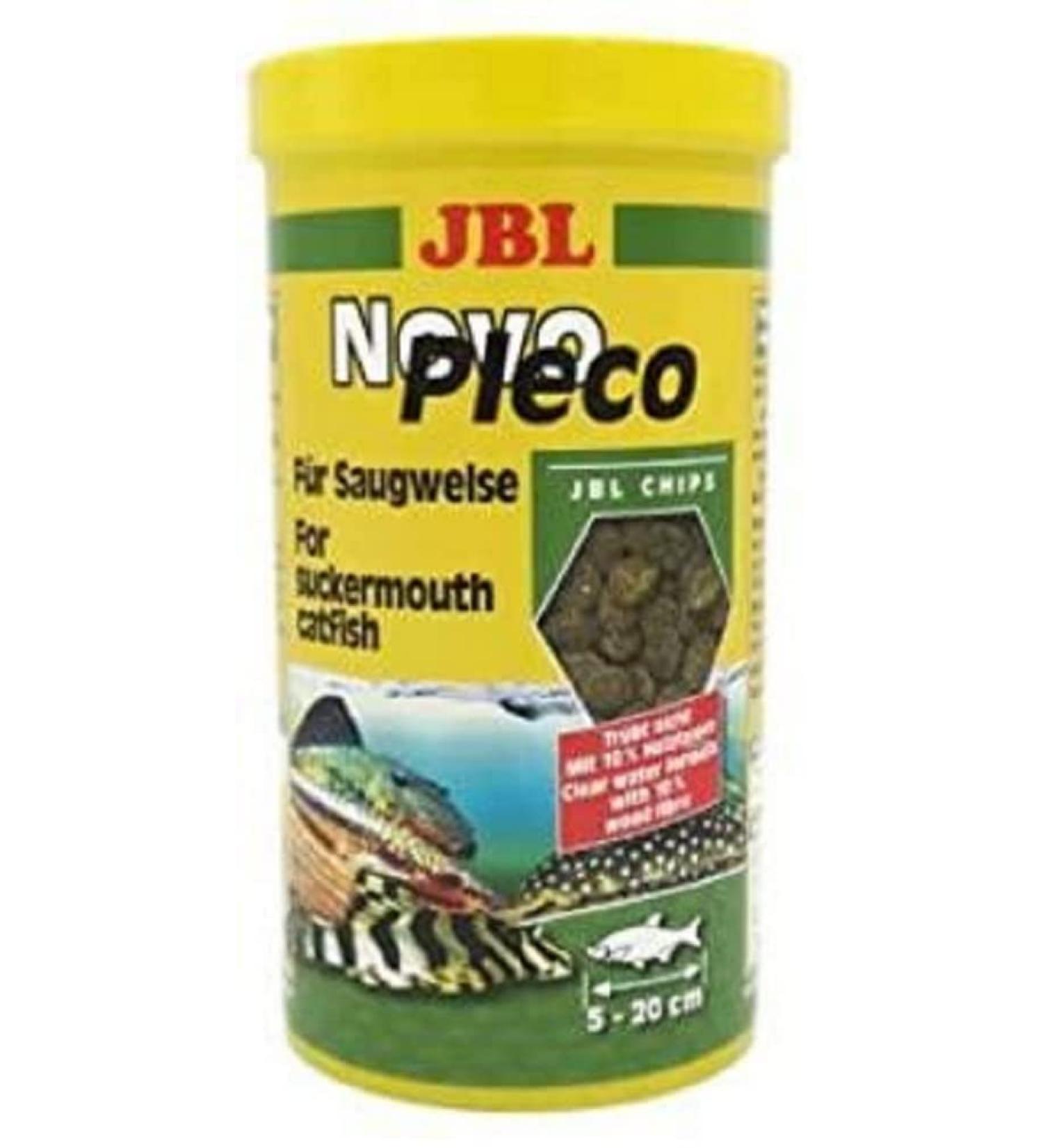 Buy JBL NovoPleco Complete Food for Small Sucker Catfish - 1L Tablets | Ideal for 1-20 cm Fish | International Shipping Available - Buy Online on GoSupps.com