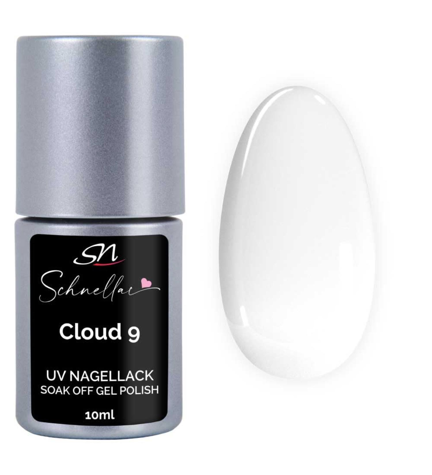 Buy SN SCHNELLAC Cloud 9 UV Nail Polish - White Opaque Vegan Gel HEMA Free 10ml | International Shipping Available - Buy Online on GoSupps.com