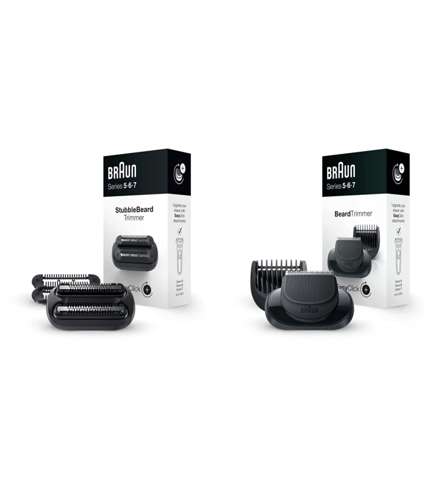 Buy Braun EasyClick 3-Day Beard Trimmer Attachment for Men's Razors - Compatible with Series 5 6 & 7 Electric Shavers (2020 Models) - Buy Online on GoSupps.com
