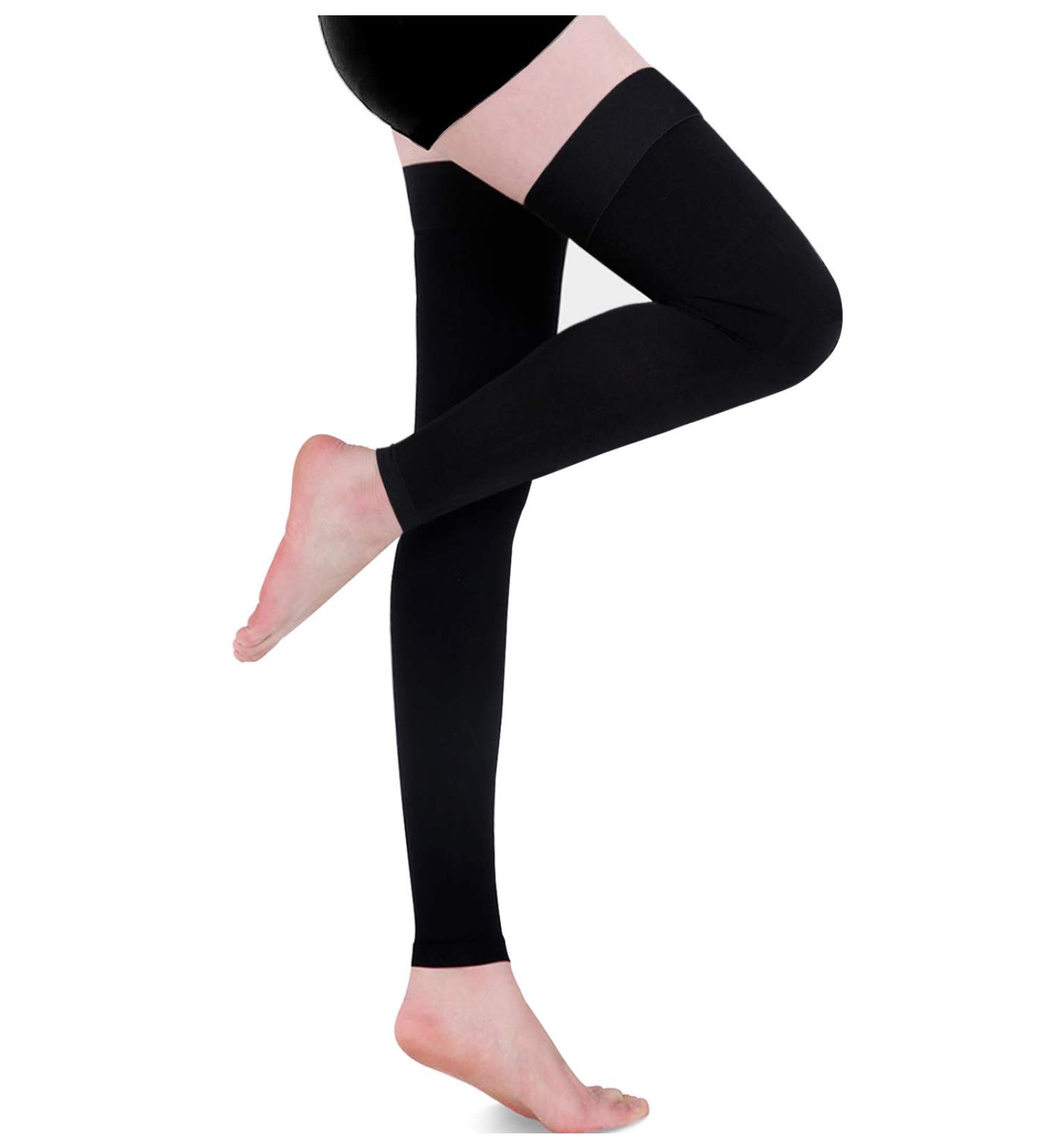 Buy Medical Compression Tights for Varicose Veins | 20-30 mmHg Gradient Pressure | Opaque Black | Edema Relief - Size S (Single Pack) - International Shipping - Buy Online on GoSupps.com