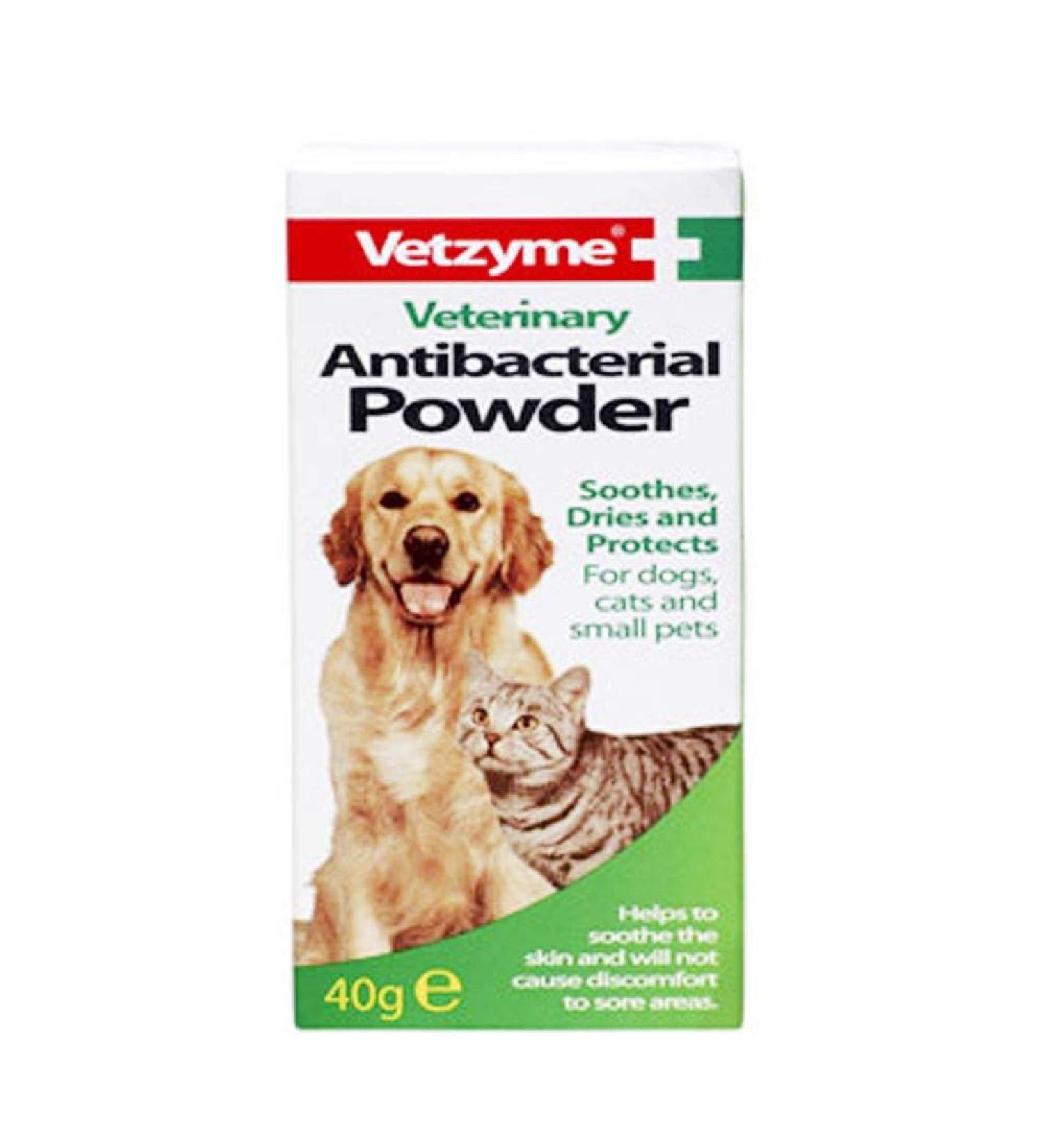 Vetzyme Antibacterial Powder 40g 40g - Bulk Deal of 6x