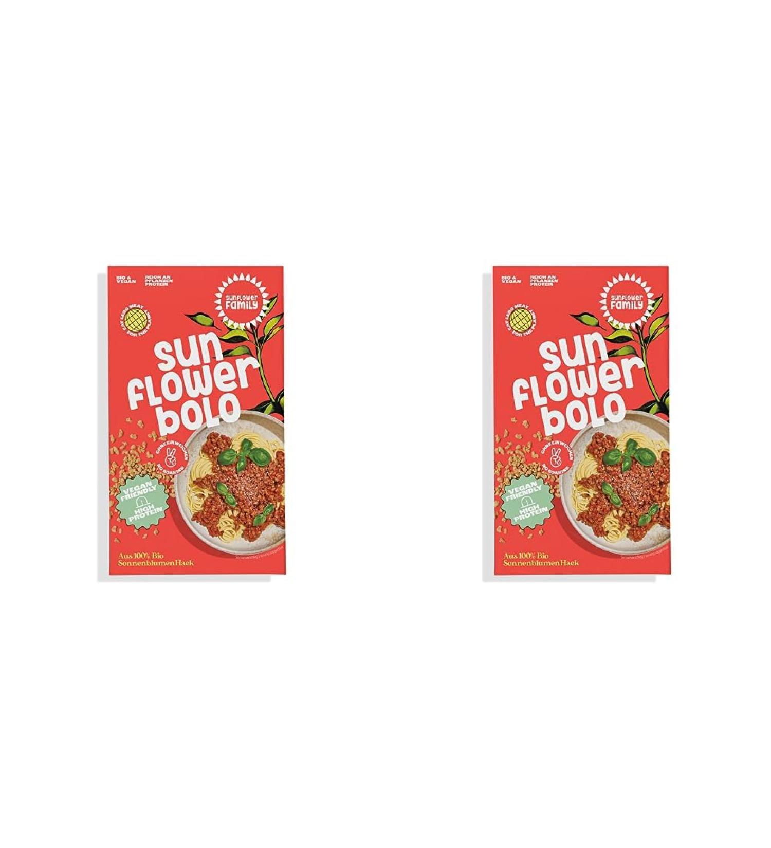 Buy Organic Sunflower Bolognese Meat with Spice Mix - 131g (Pack of 2) | Healthy Vegan Alternative - International Shipping Available - Buy Online on GoSupps.com