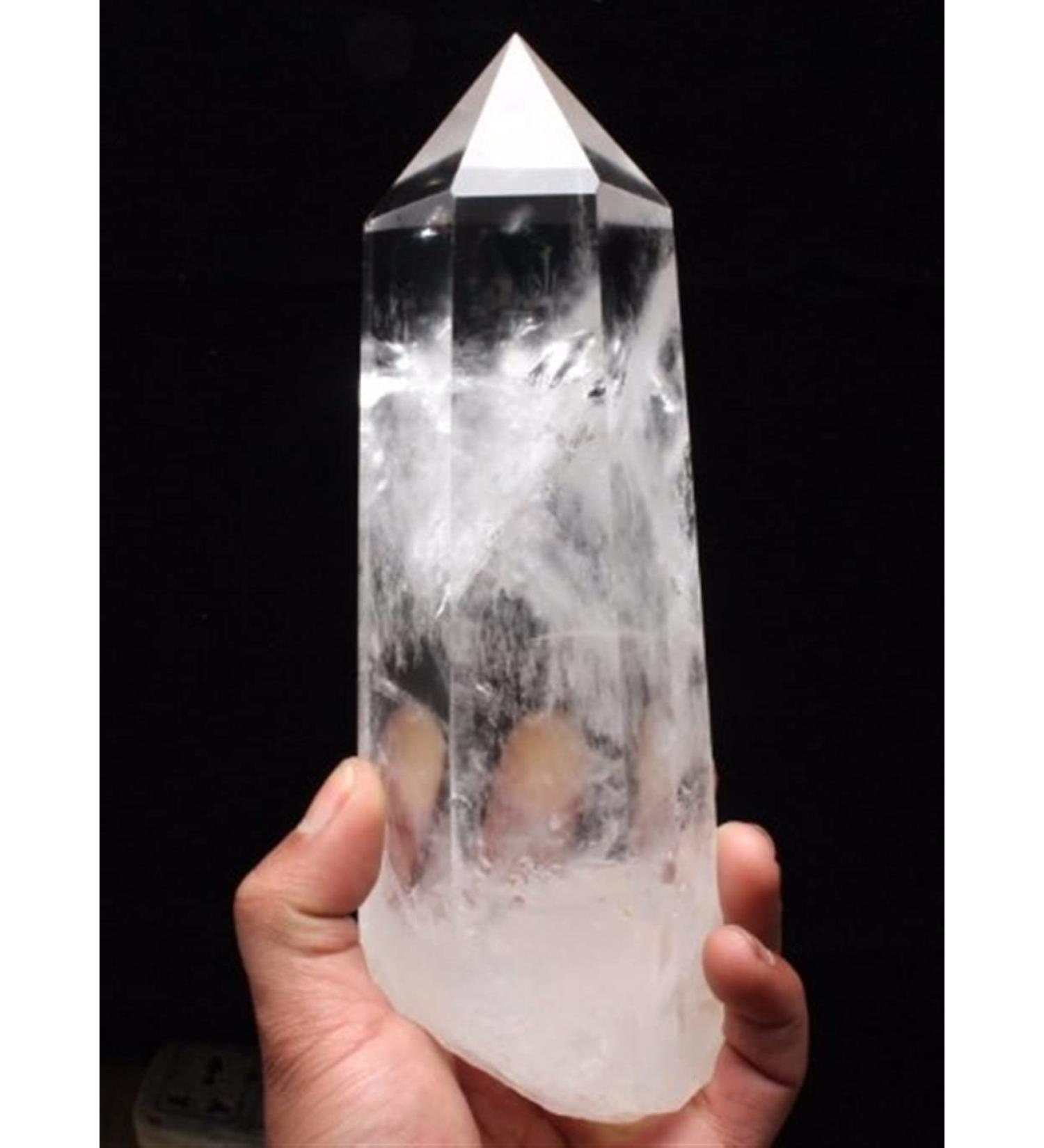 for Large Clear Lemurian Seed Quartz Natural Point Cluster Crystal Rough Crystal Cluster - Buy Online on GoSupps.com
