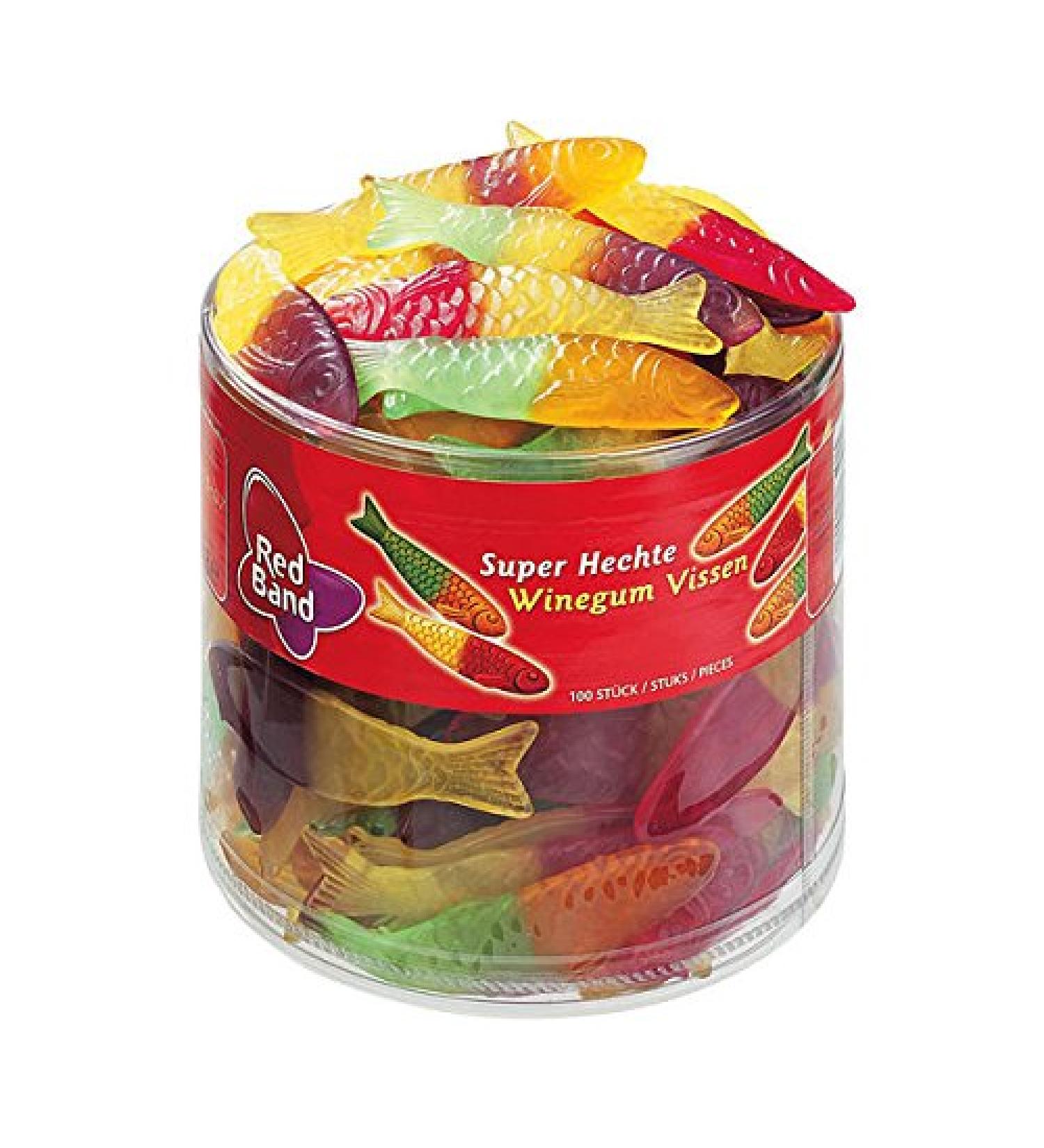 Red Band Red Band Super Hechte 1.2kg Box - Set of 6 Fruit Erasers