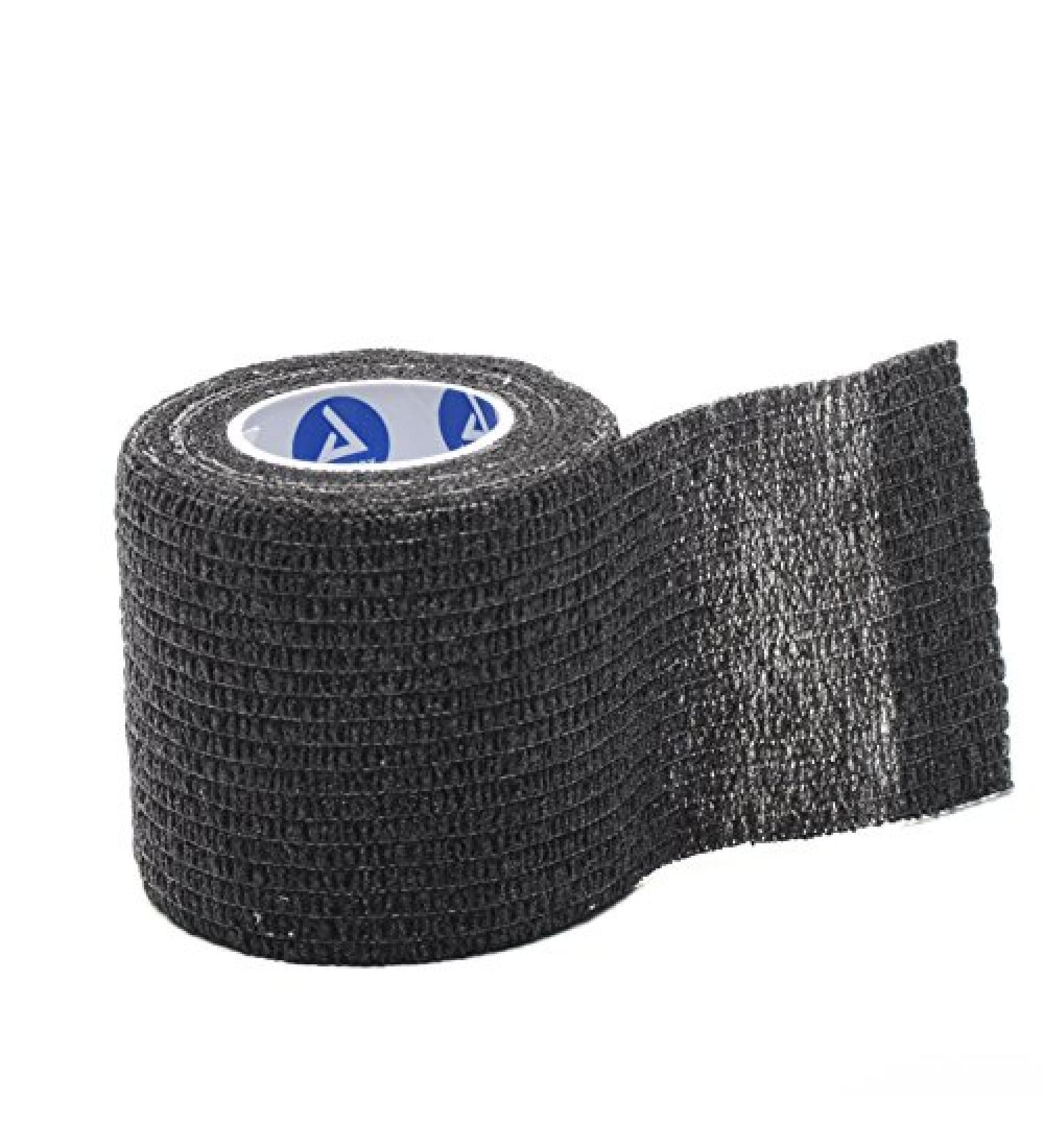 Sensiwrap Cohesive Bandage Wrap Black 2 Inch 3 Rolls Per Pack
