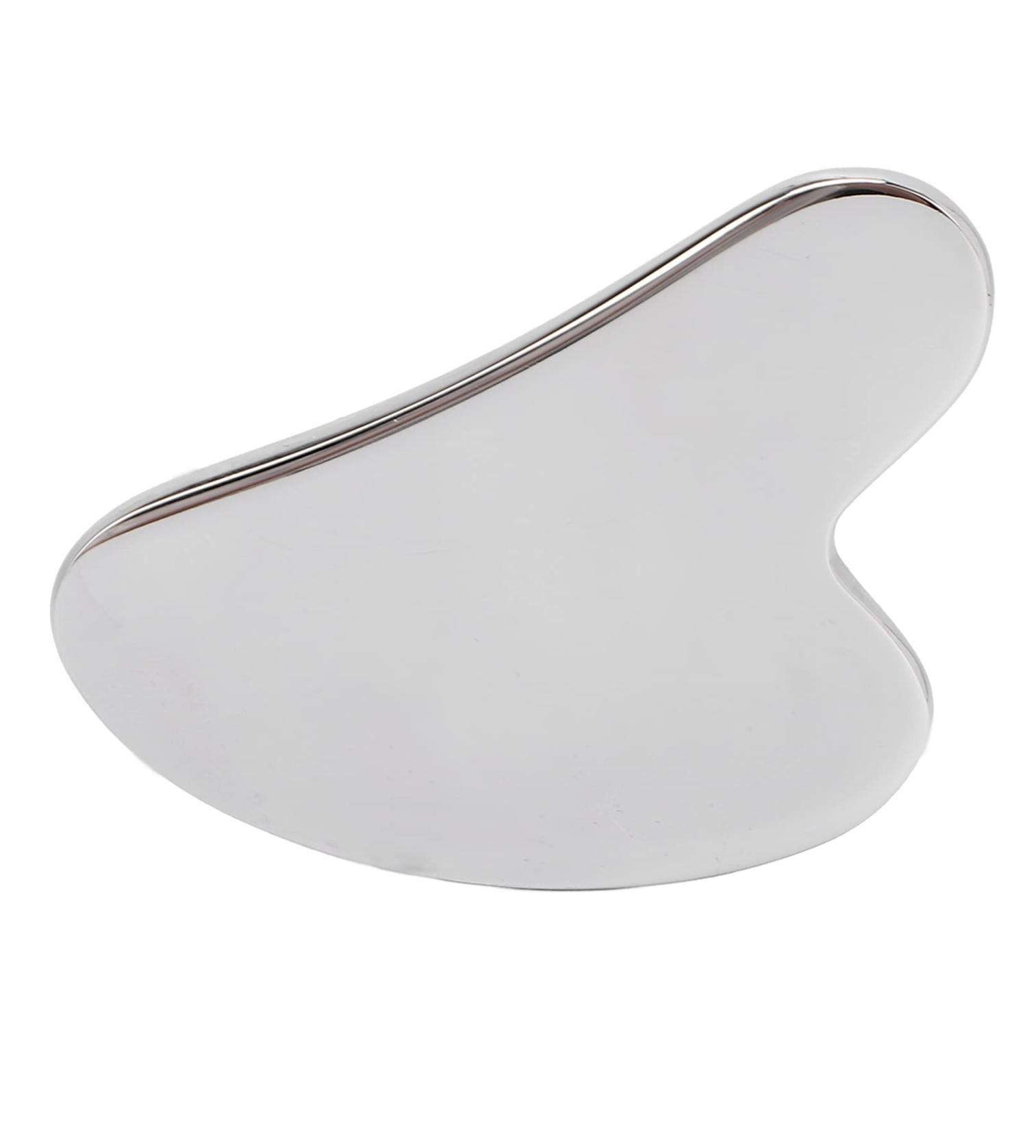 Verdant Touch Stainless Steel Gua Sha Board | Facial Tool for Lifting Tightening & Massage | Multifunctional Skincare - Buy Online on GoSupps.com