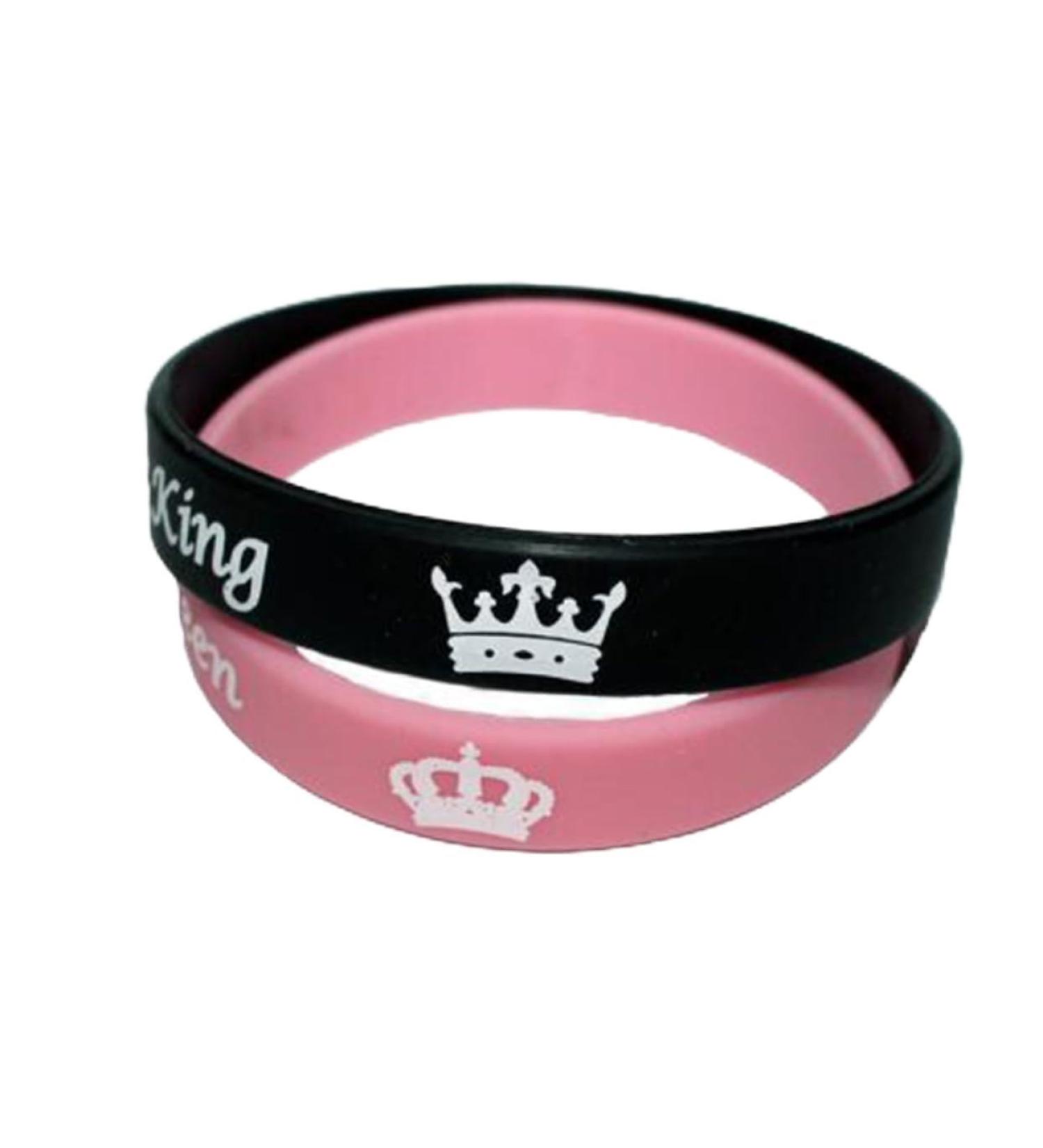 MAGICLULU 4pcs Valentines Day Gift Connecting Bracelets for Couples Wedding Party Gifts Bf and Bracelets Couple Bracelets Valentines Day Bracelets Silicone Slap Bracelets Lovers Earrings As Shown 20X6.4X1.2cm - Buy Online on GoSupps.com