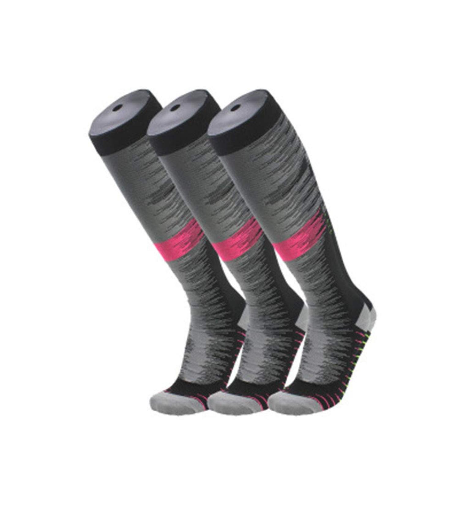 Zlyj Compression Stockings for Men & Women - 3 Pairs Knee & Ankle Support Socks for Improved Blood Circulation - Buy Online on GoSupps.com