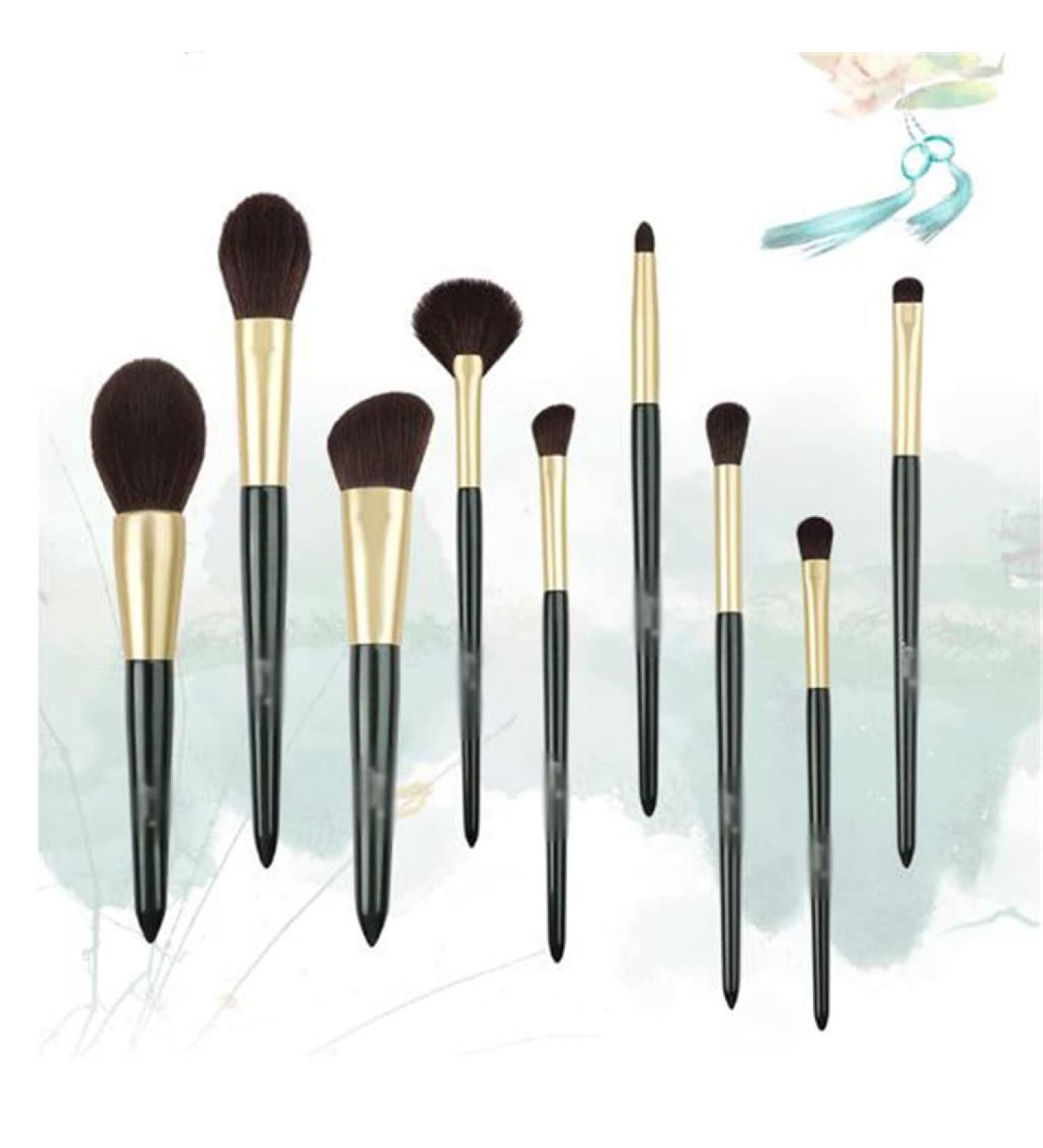 DFHBFG Snow White Makeup Brush Set - Loose Powder Eye Shadow & Blush Brushes for Flawless Application | International Shipping Available - Buy Online on GoSupps.com