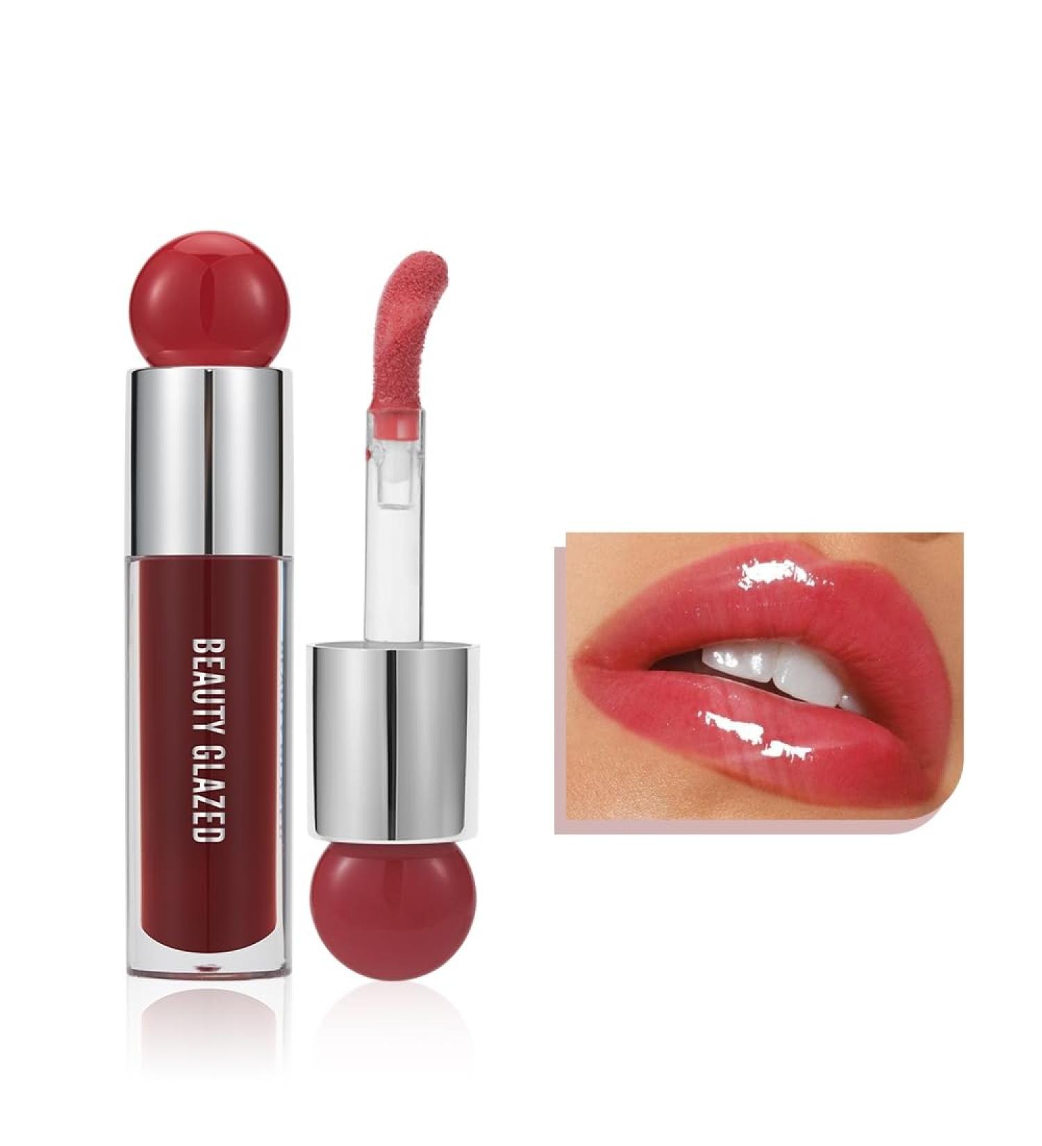 Big Brush Head Lip Gloss Moisturizing & Nourishing Lip Oil Non-Sticky Long Lasting Jelly Liquid Lipsticks Lip Tint Lip Glaze Makeup Gift for Women (# 108) - Buy Online on GoSupps.com