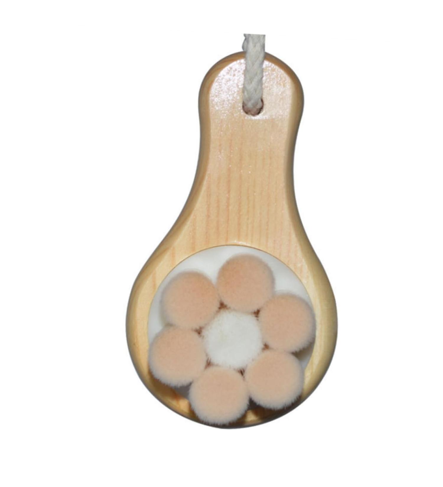 Beaupretty 1pc Face Wash Brush Face Exfoliator Brush Manual Face Scrub Brush Facial Brush Face Cleansing Brush Facial Body Cleansing Brush Scrubber Face Brush Handheld Wooden - Buy Online on GoSupps.com