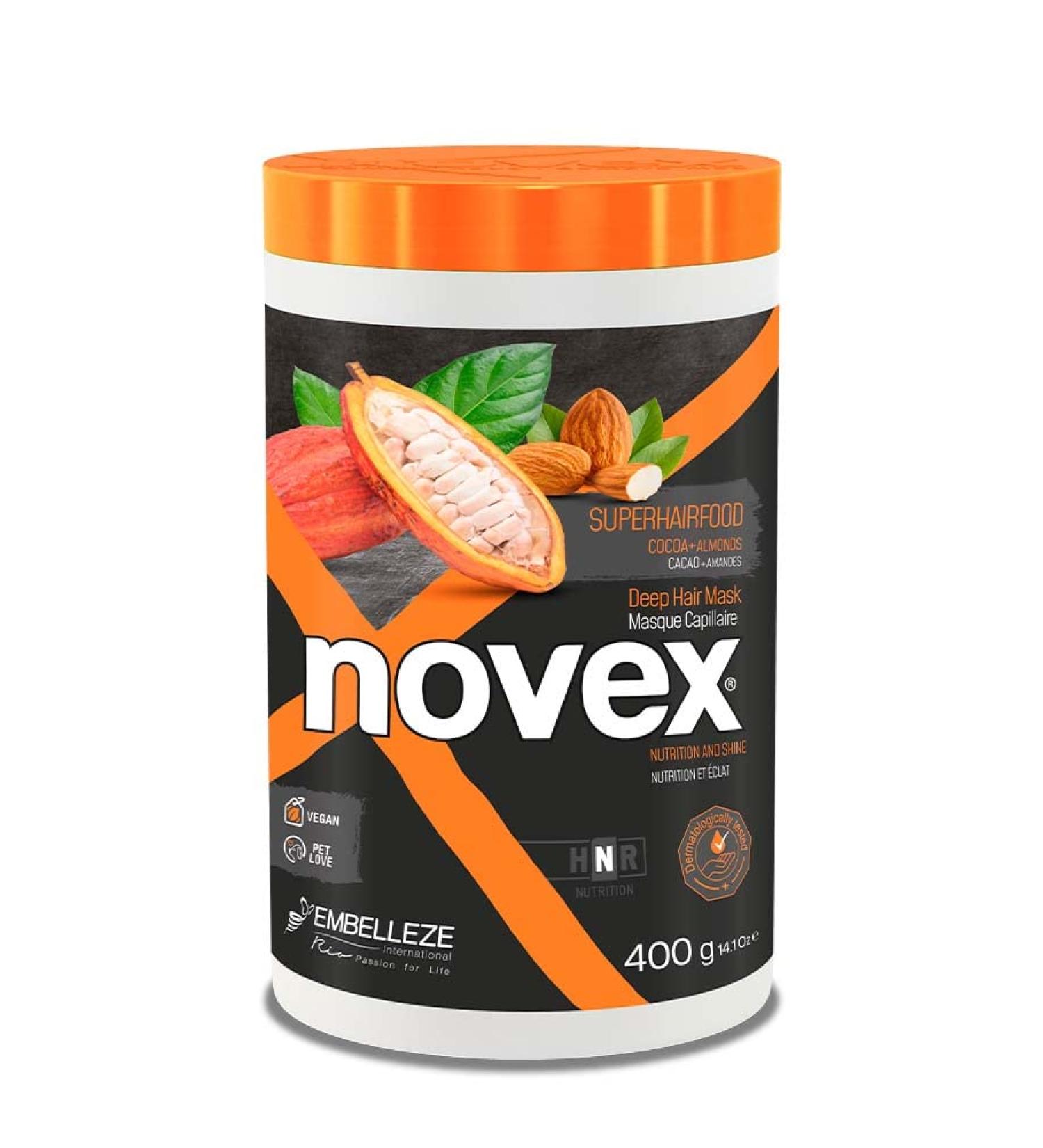 SuperHairFood by Novex Cocoa & Almonds Mask 1000g - Buy Online on GoSupps.com