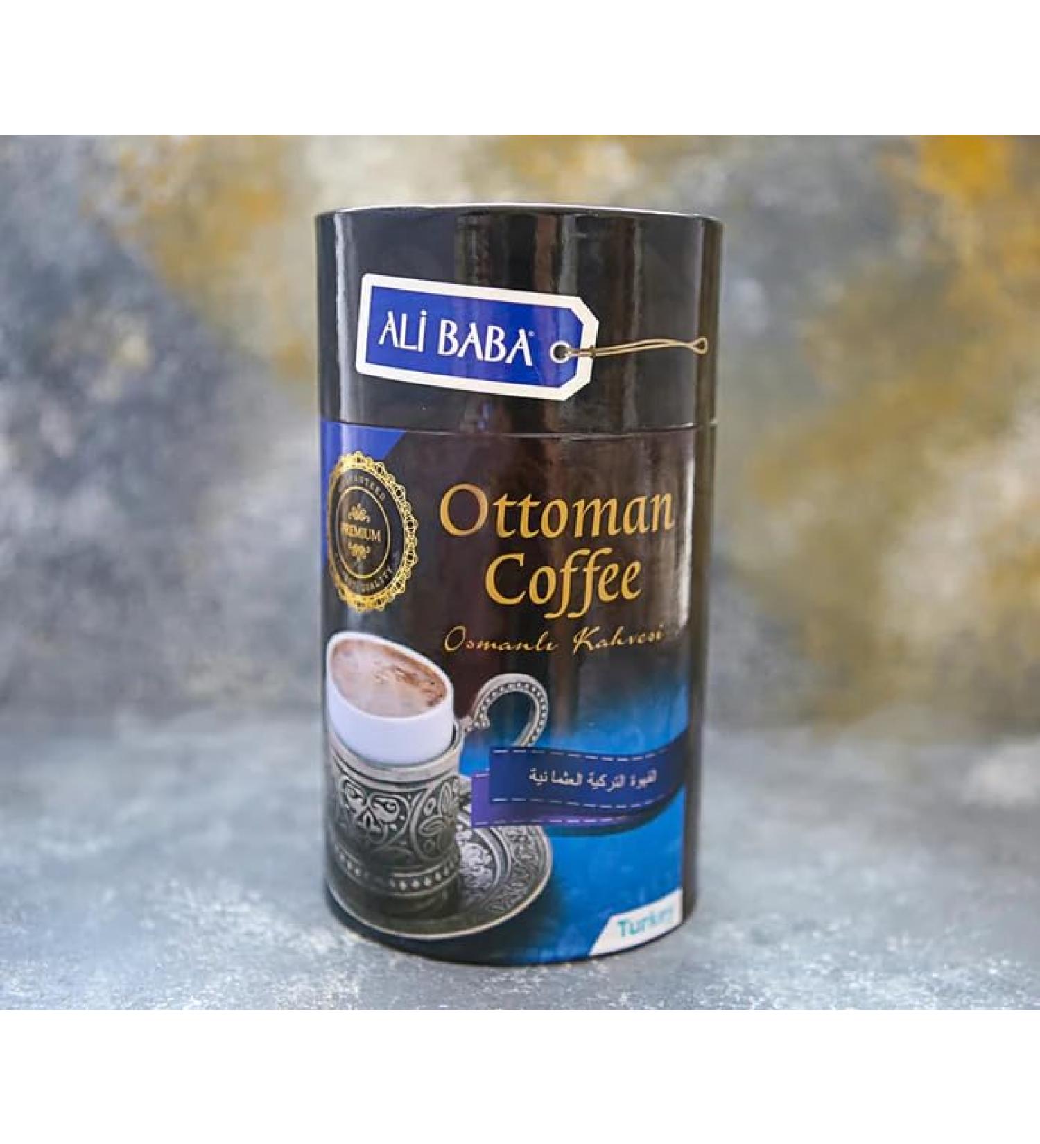 Ali Baba Ottoman Coffee (Osmanli Kahvesi) | Experience the Rich Tradition of Turkish Coffee | Indulge in the Distinct Aroma and Flavor of Centuries-Old Brew | 300g