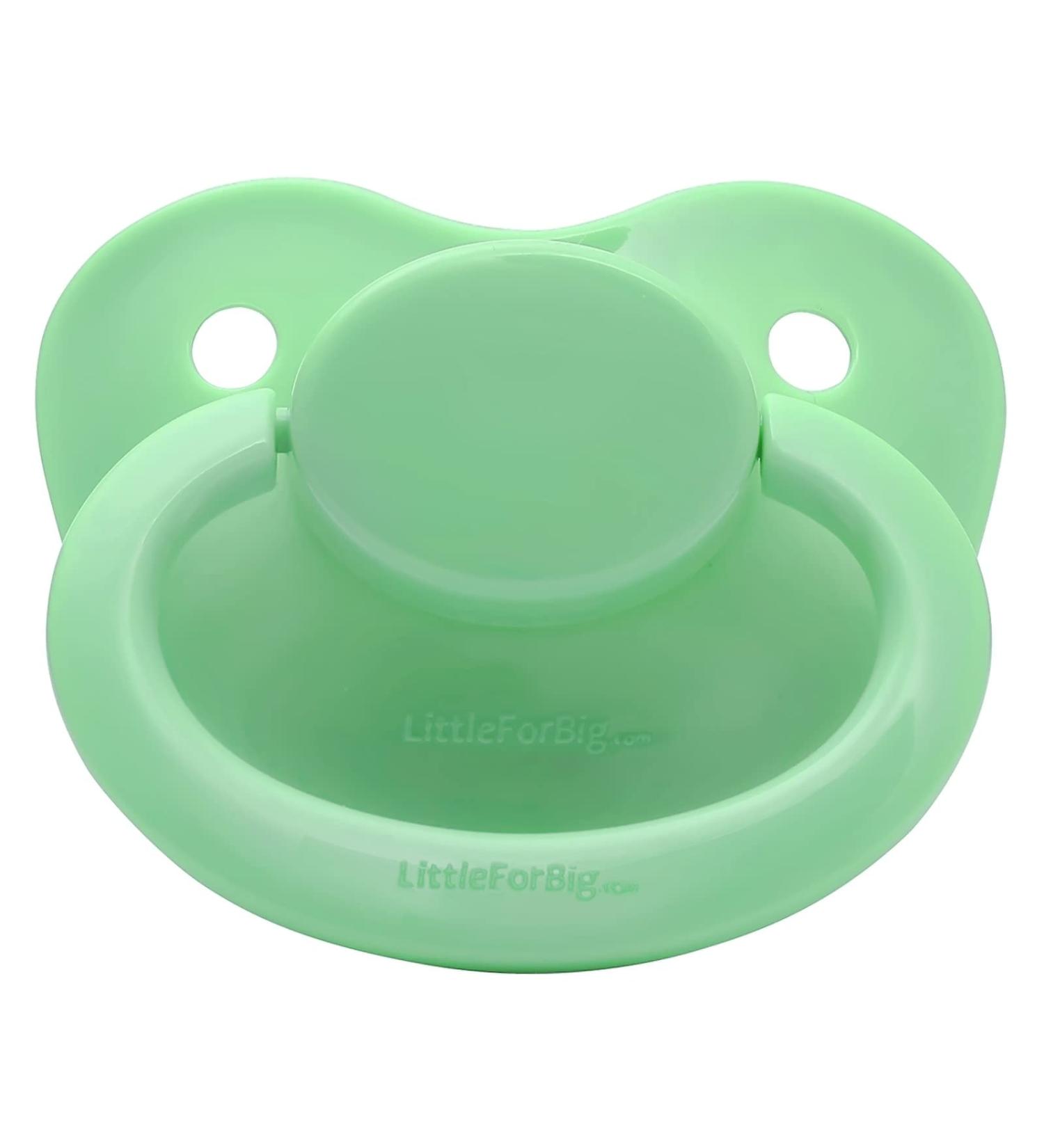 LittleForBig Pacifier BigShield Gen-1 MintGreen - Adult Pacifier for ABDL Community - Buy Online on GoSupps.com
