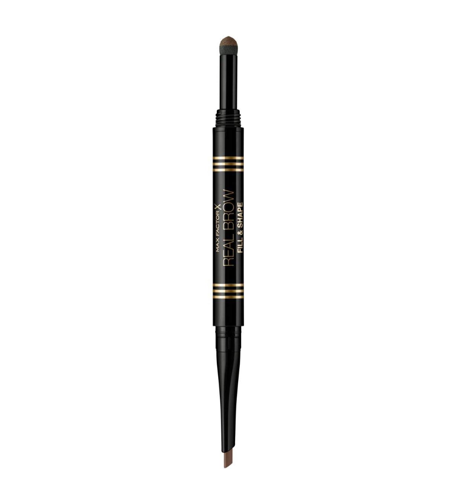 Max Factor Real Brow Fill & Shape Pencil 02 Soft Brown | 10g - Enhance Your Brows for Perfect Definition - Buy Online on GoSupps.com