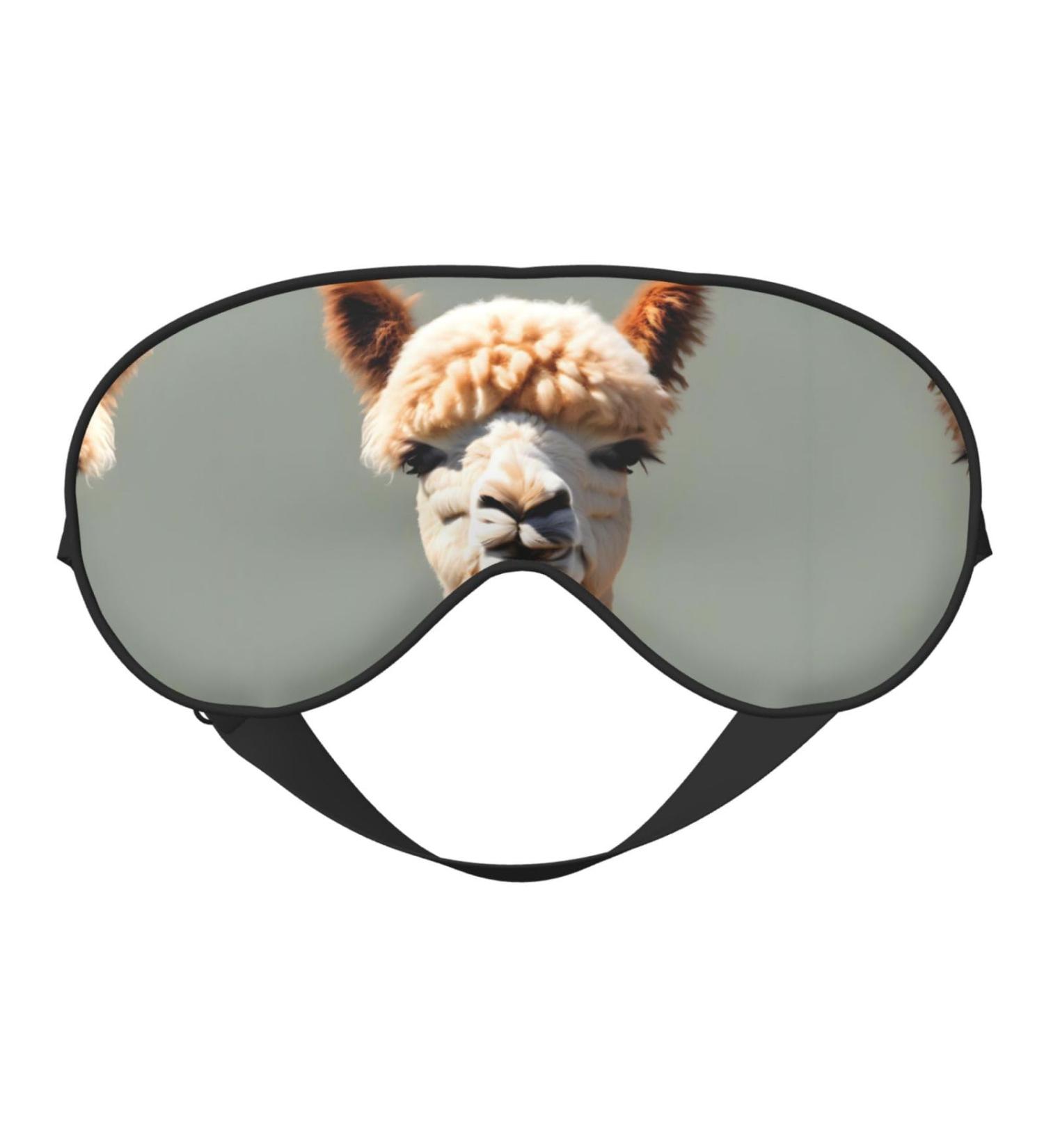 Buy Alpaca Avatar Reversible Polyester Sleep Mask - Adjustable Strap for Ultimate Comfort & Light Blocking | International Shipping Available - Buy Online on GoSupps.com