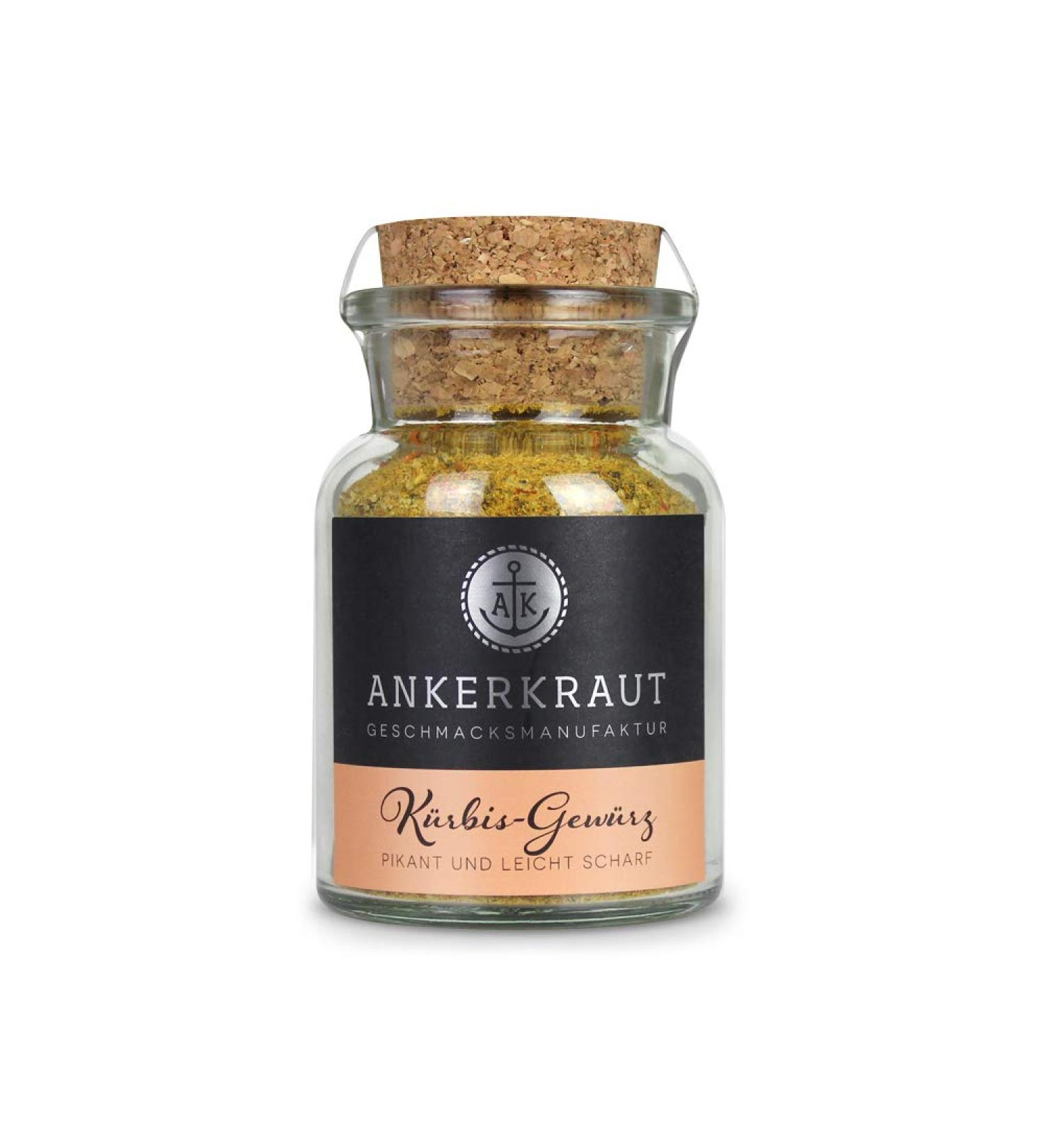 Ankerkraut pumpkin spice for cooking pumpkin soup and pumpkin dishes 95g in a cork jar