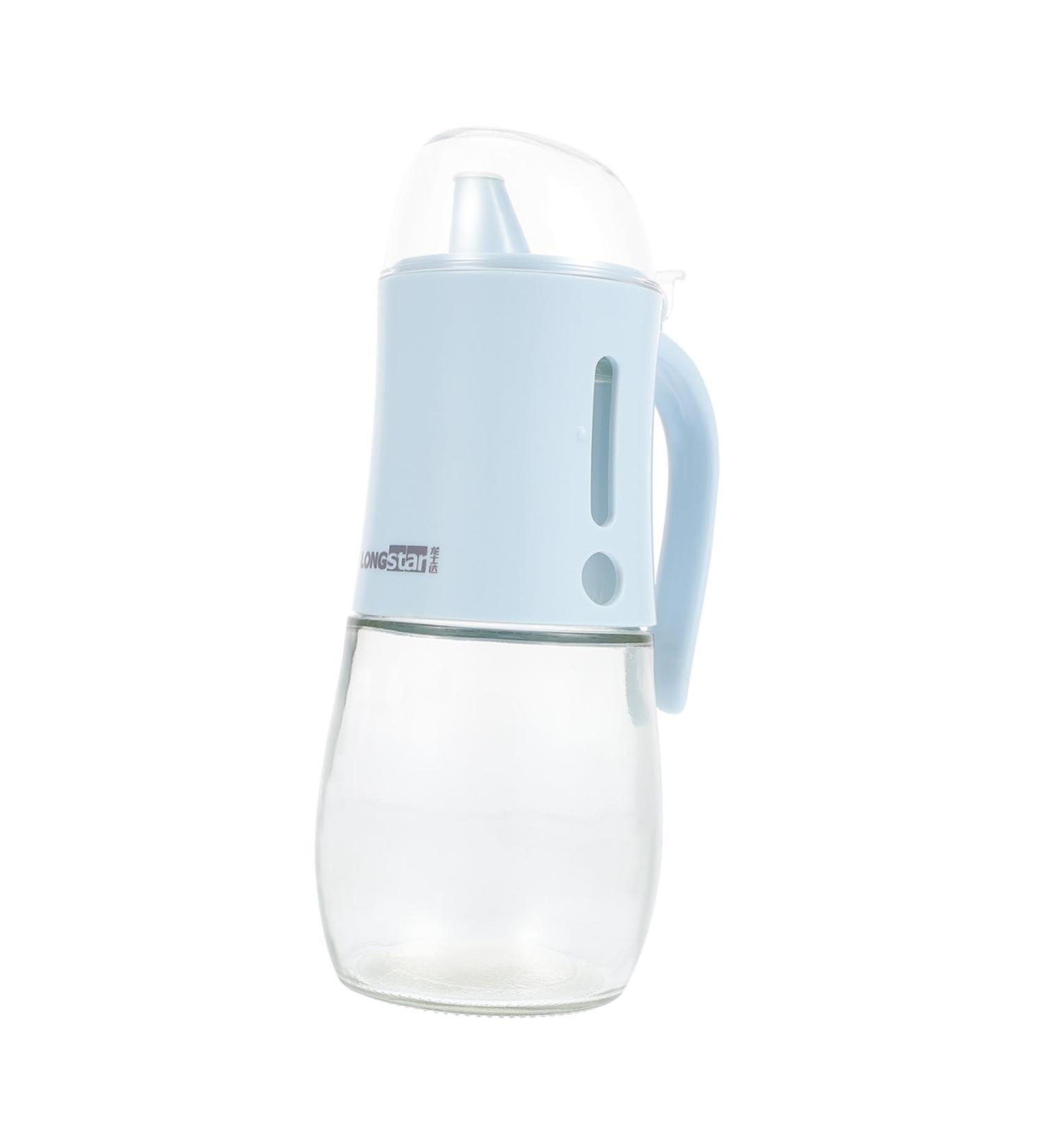 Zerodeko 1pc Oil Can Household Oil Dispenser Kitchen Sauce Holder Glass Oil Pot Seasoning Kettle Oil Container Kitchen Cruet Leakage-proof Oil Bottle Castor Plastic With Handle - Buy Online on GoSupps.com