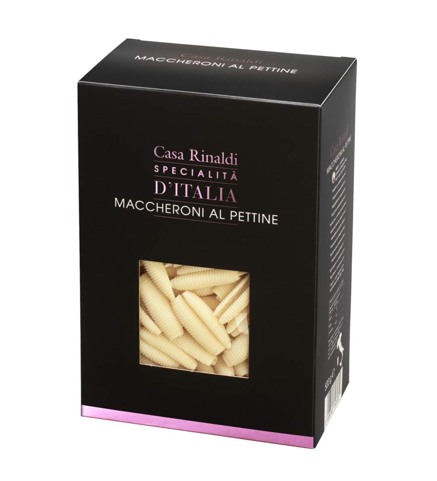Casa Rinaldi Casa Rinaldi Pasta Maccheroni al pettine in a pack of 500 g